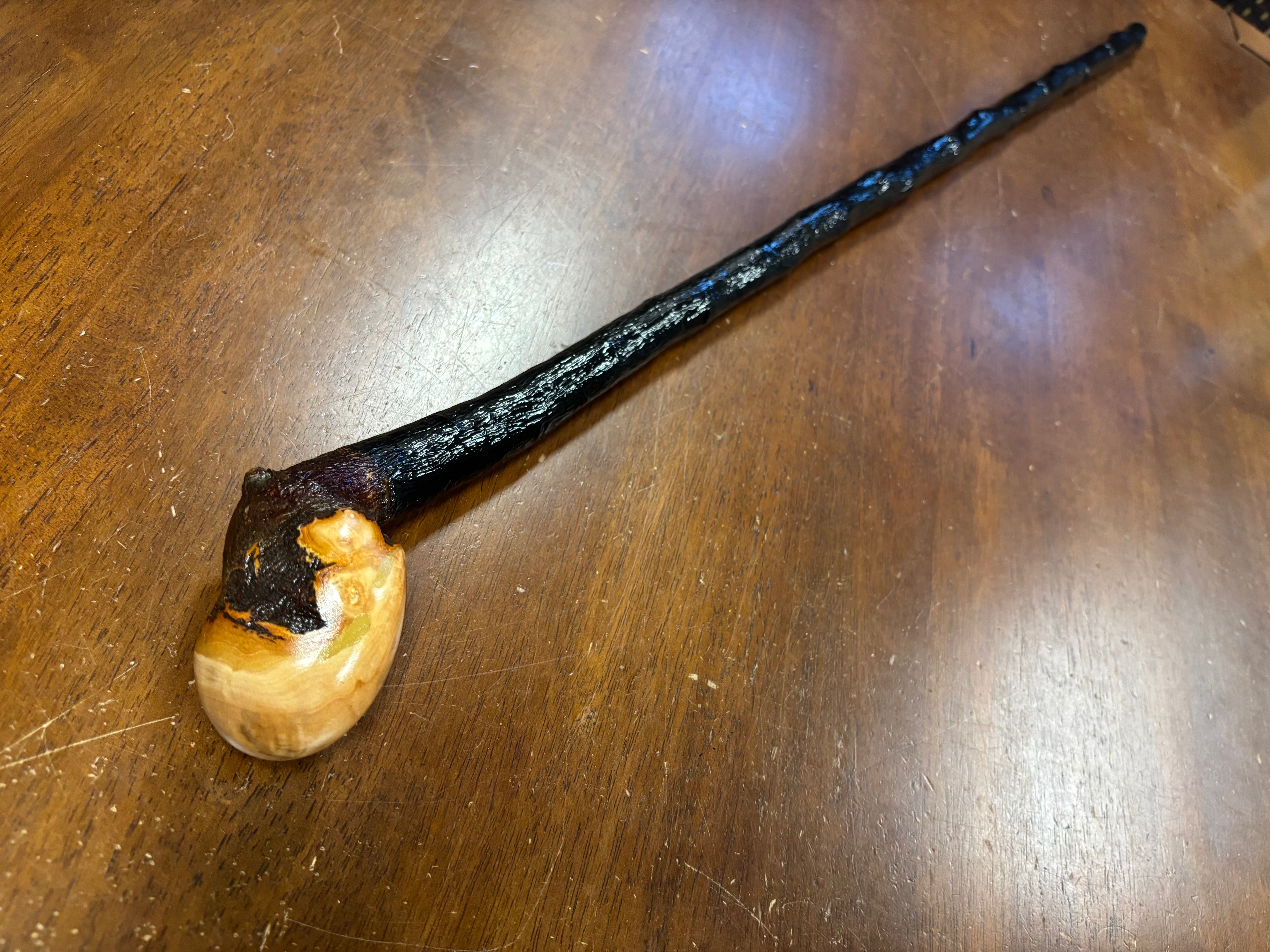 Blackthorn Walking Stick 38 1/2 inch - Handmade in Ireland
