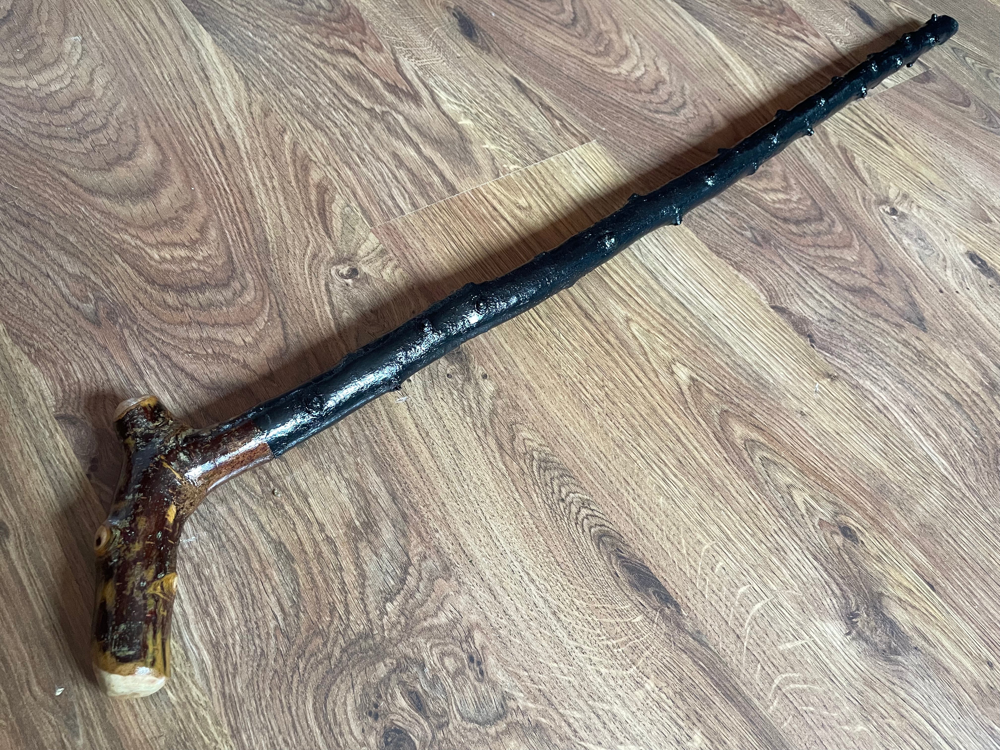 Blackthorn Walking Stick 33 1/2 inch - Handmade in Ireland