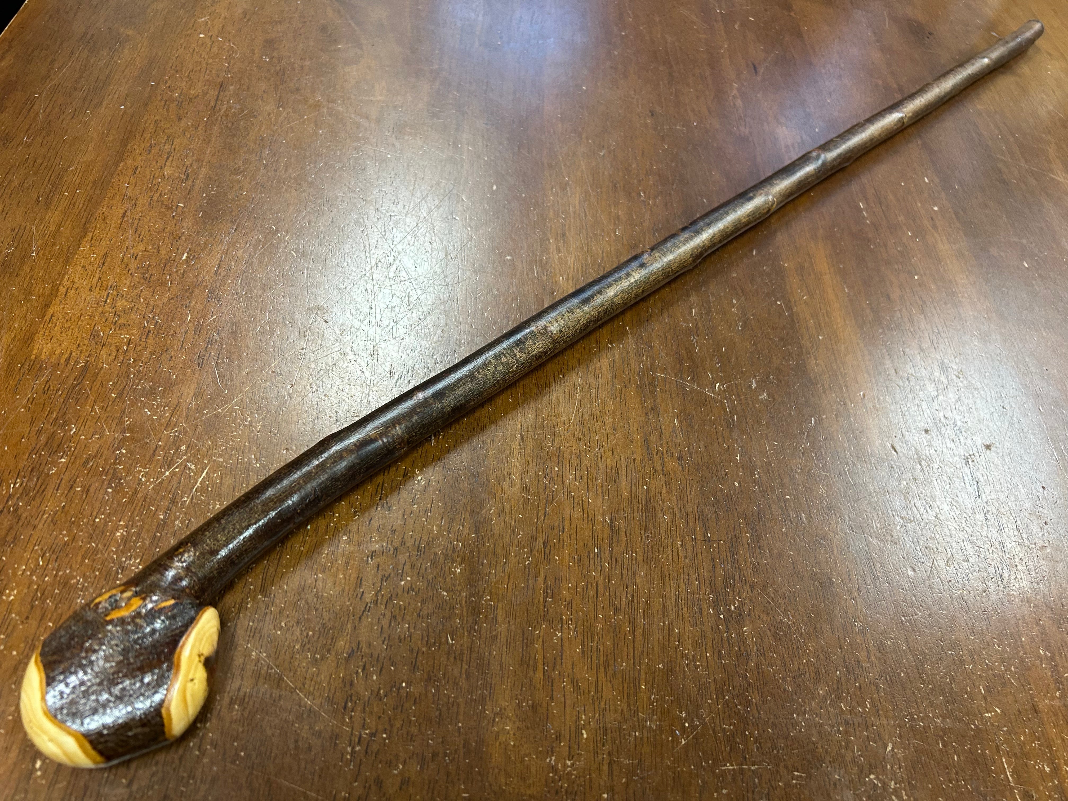 Blackthorn Walking Stick 37 1/2 inch - Handmade in Ireland