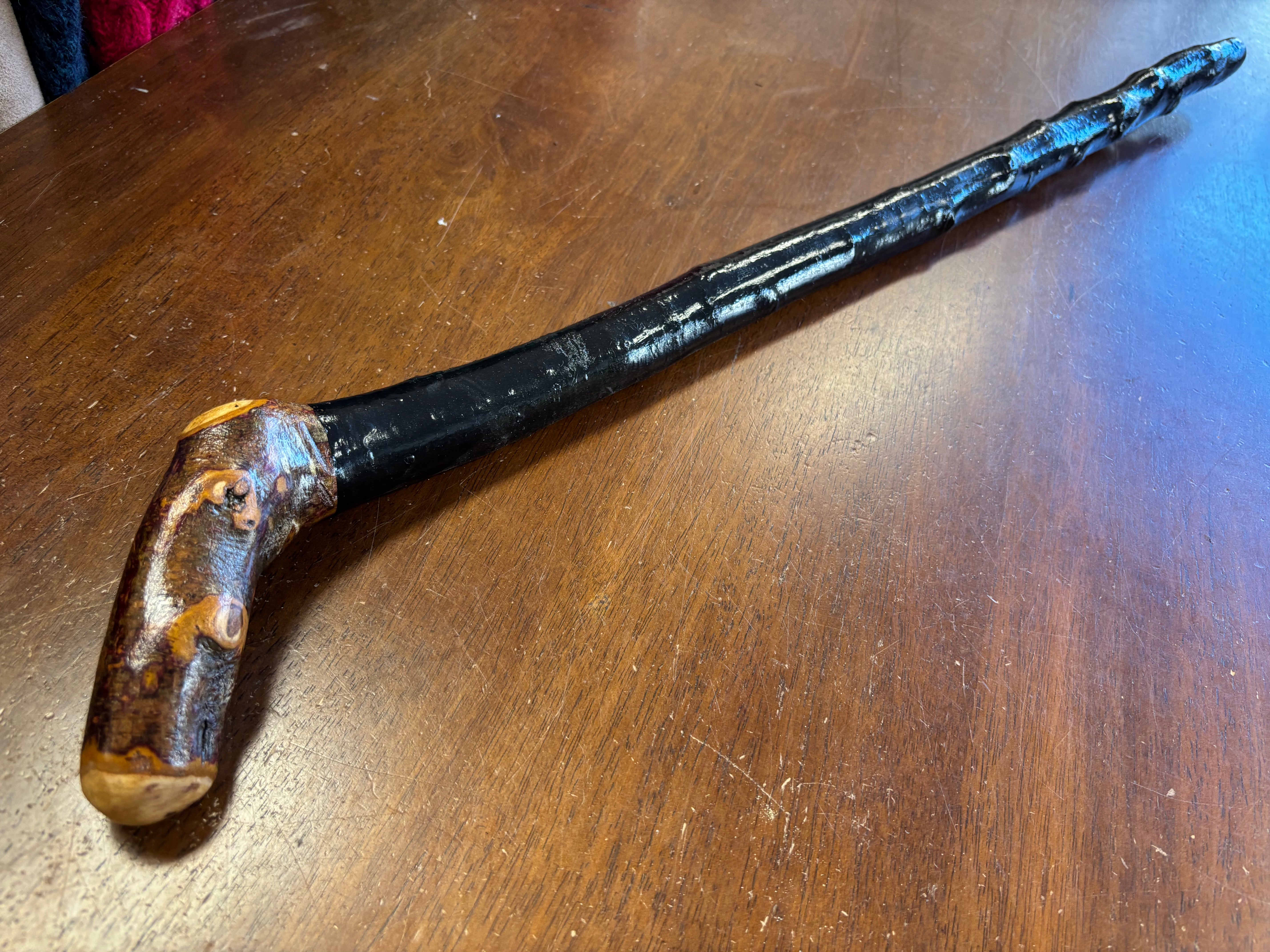 Blackthorn Walking Stick 30 1/2 inch - Handmade in Ireland