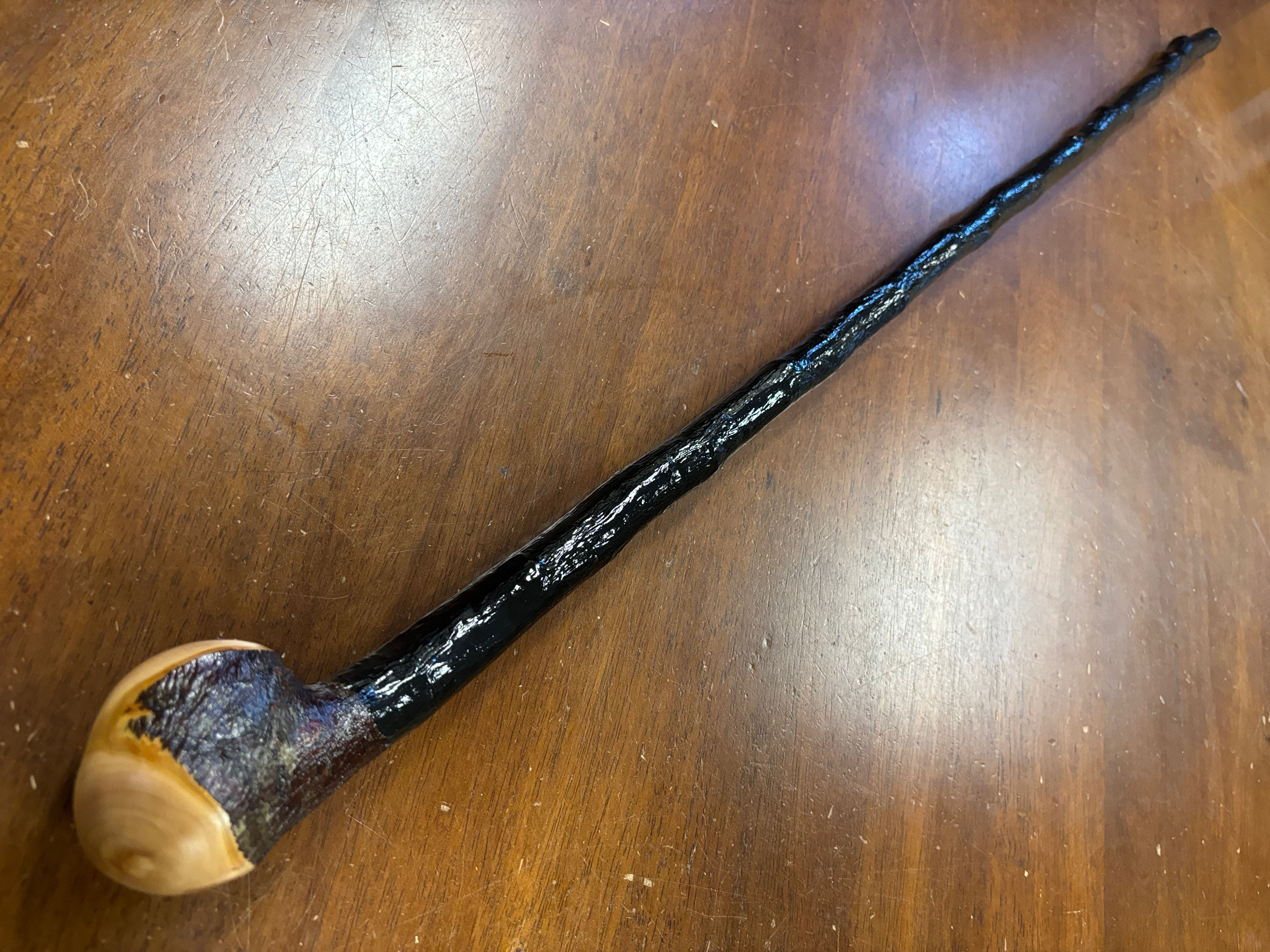 Blackthorn Walking Stick 38 1/2 inch - Handmade in Ireland