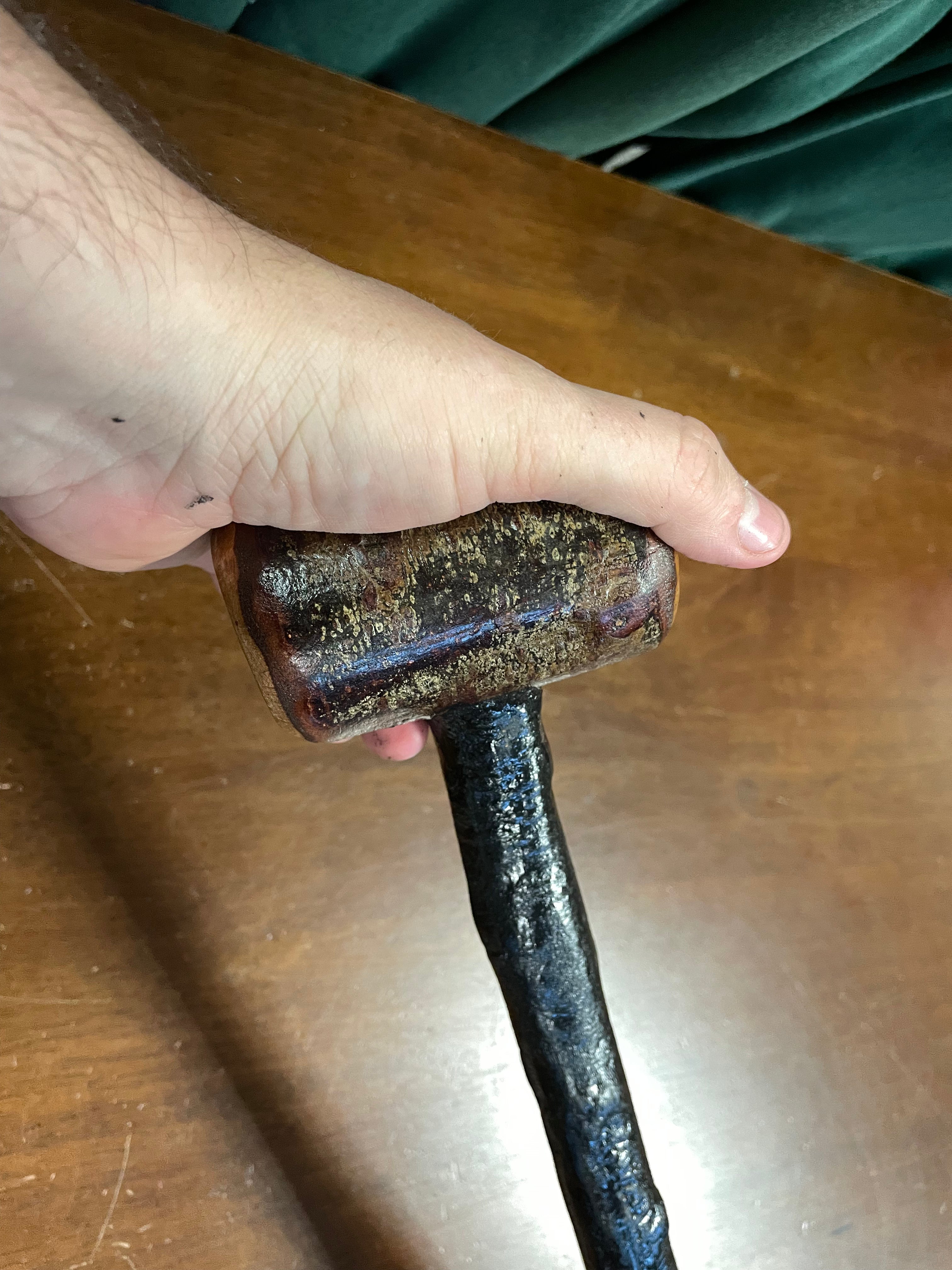 Blackthorn Walking Stick 35 3/4 inch - Handmade in Ireland