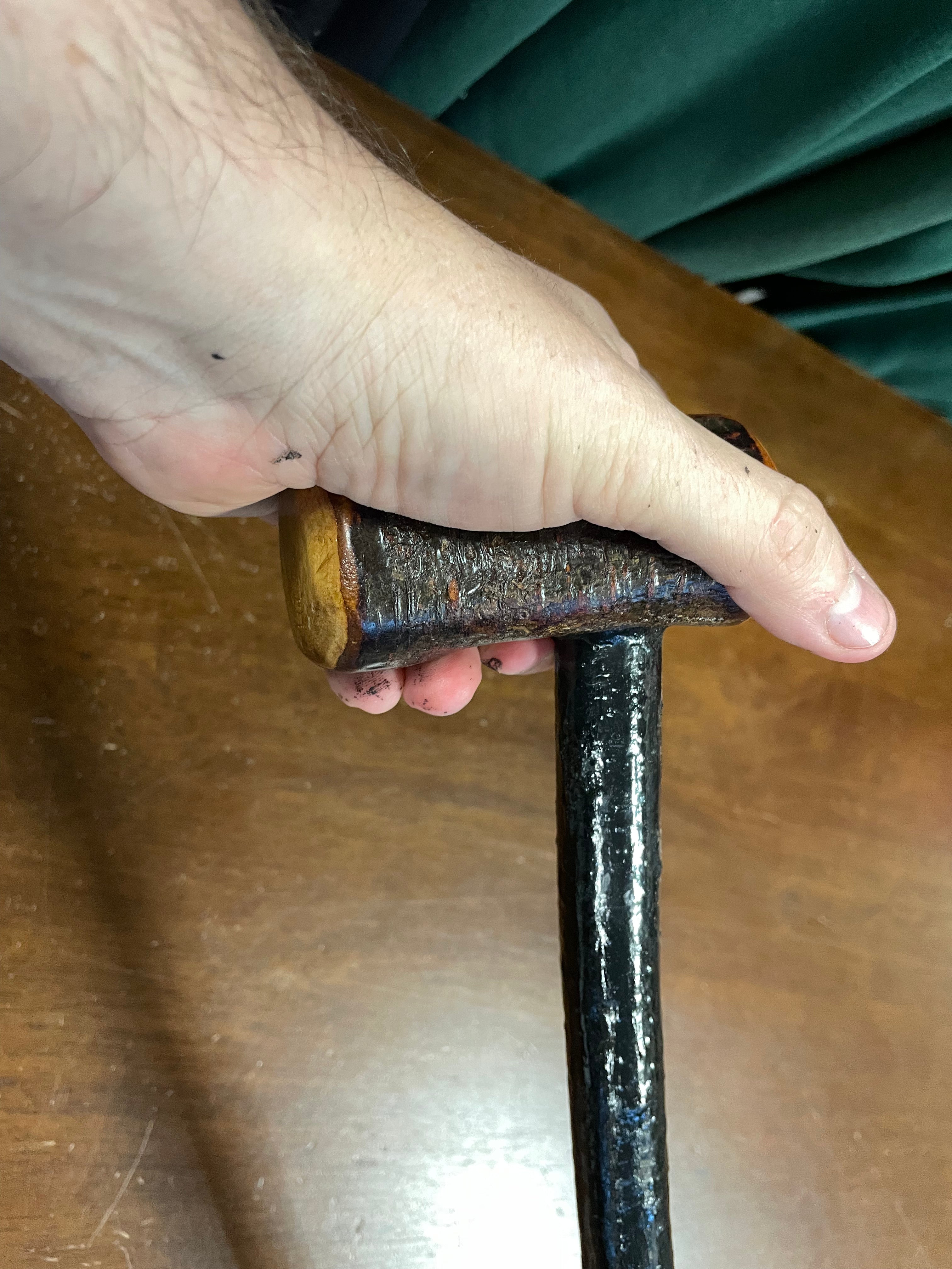 Blackthorn Walking Stick 35 3/4 inch - Handmade in Ireland
