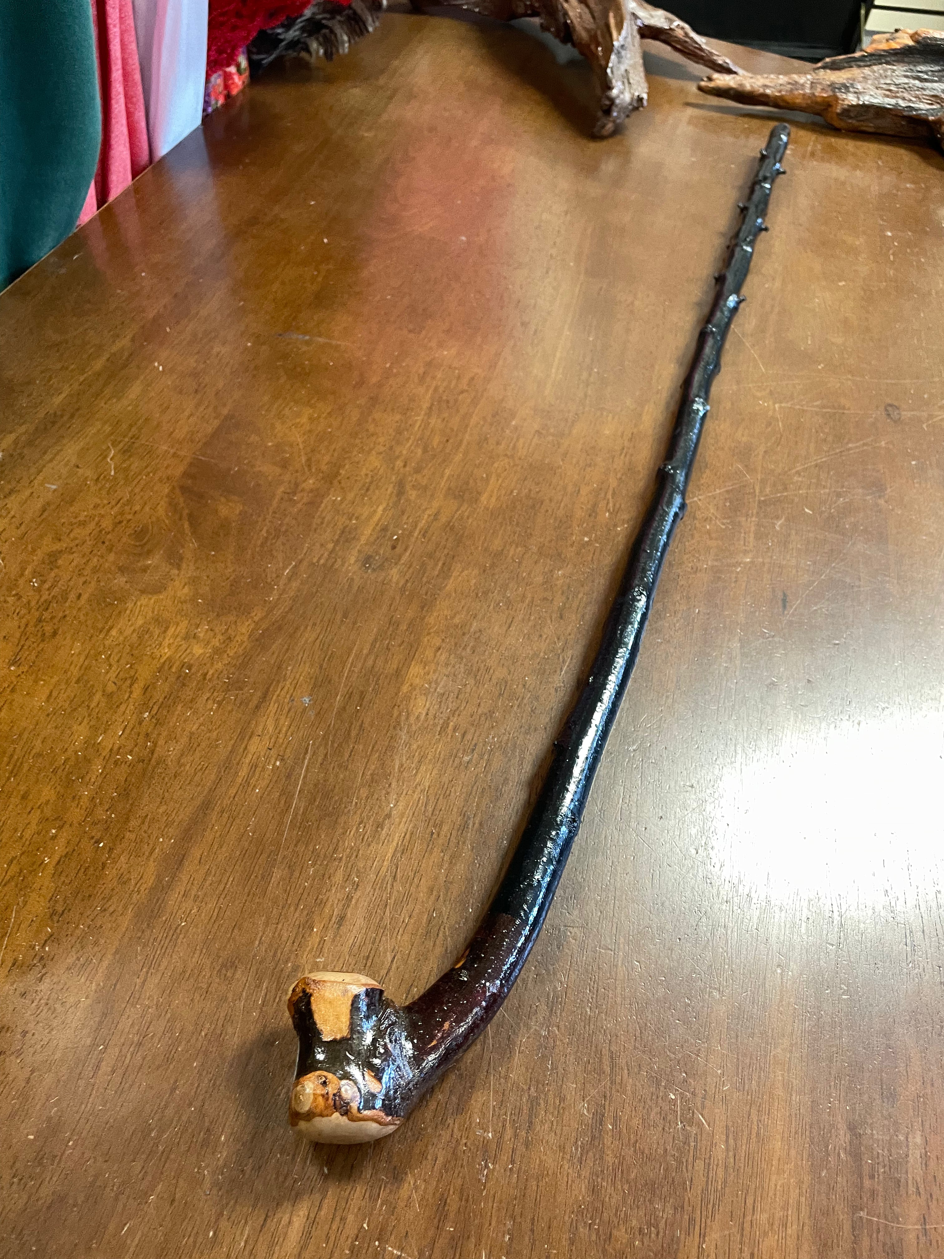 Blackthorn Walking Stick 34 inch - Handmade in Ireland