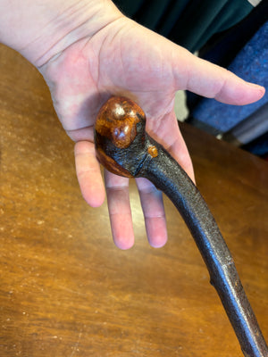 Blackthorn Walking Stick 36 1/2 inch - Handmade in Ireland