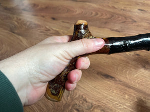 Blackthorn Walking Stick 33 1/2 inch - Handmade in Ireland