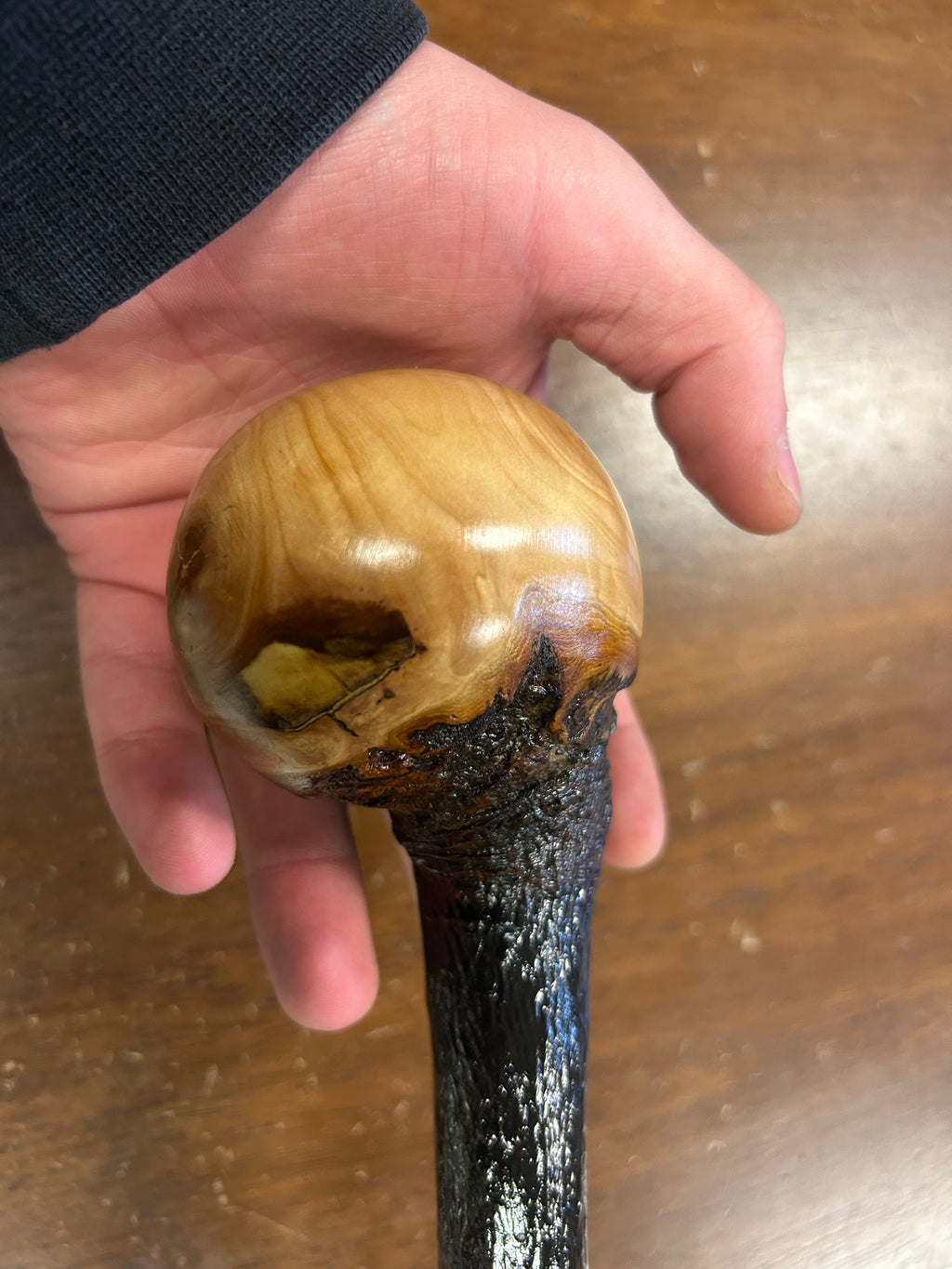 Blackthorn Walking Stick 36 1/2 inch - Handmade in Ireland