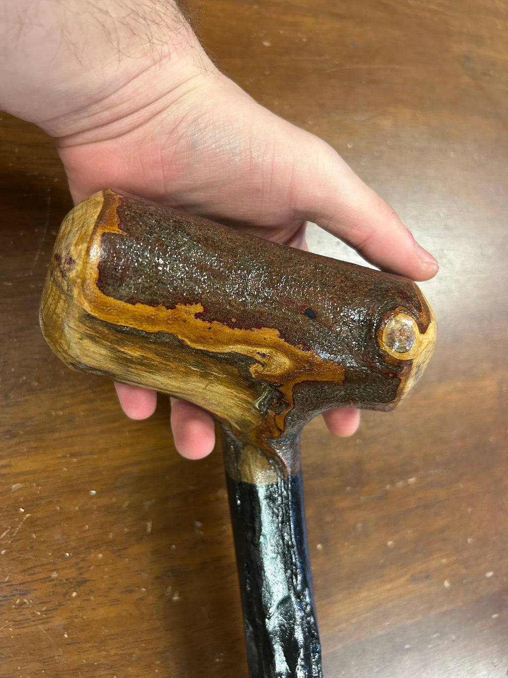 Blackthorn Walking Stick 36 1/2 inch - Handmade in Ireland