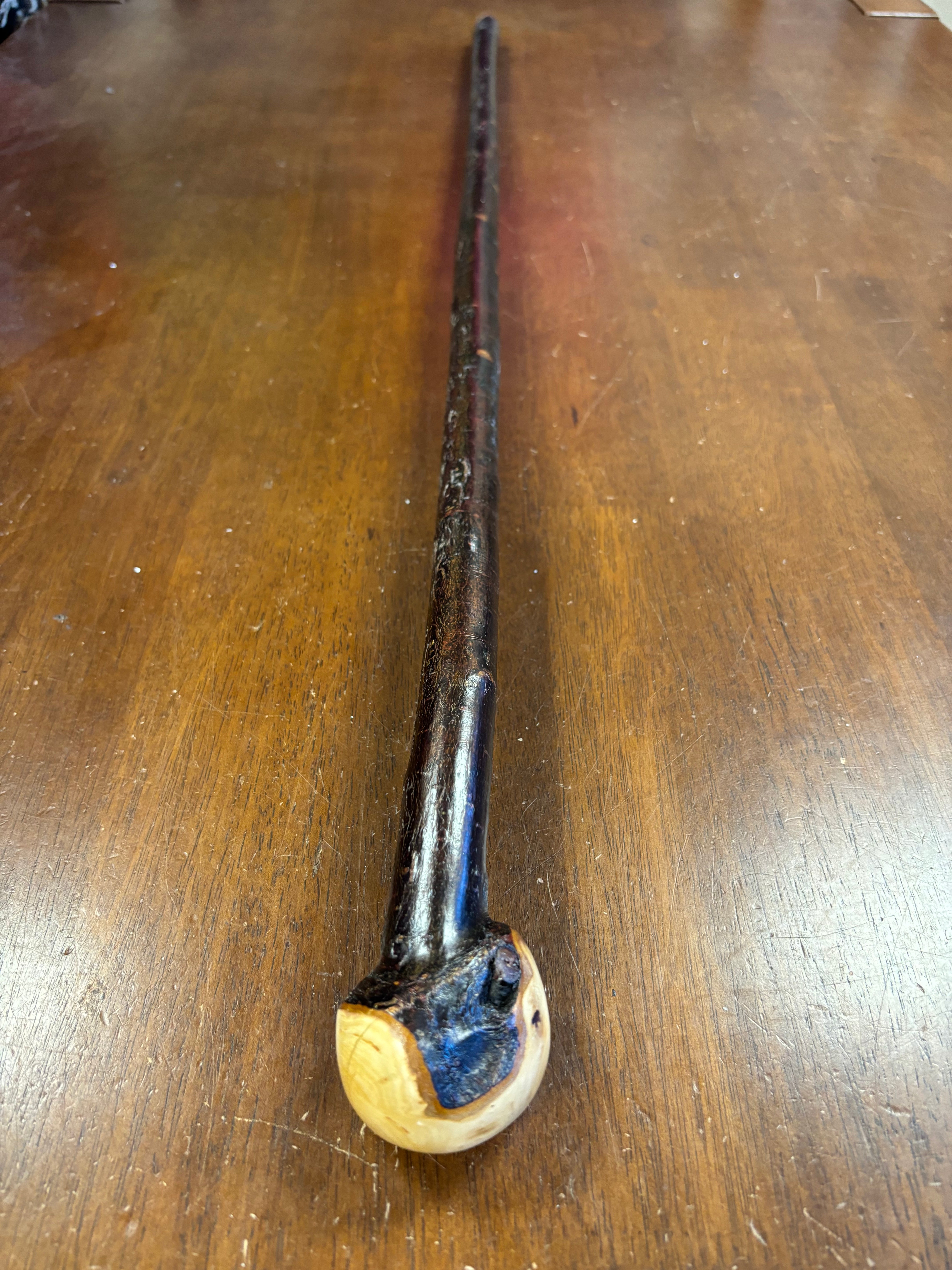 Blackthorn Walking Stick 37 1/4 inch - Handmade in Ireland