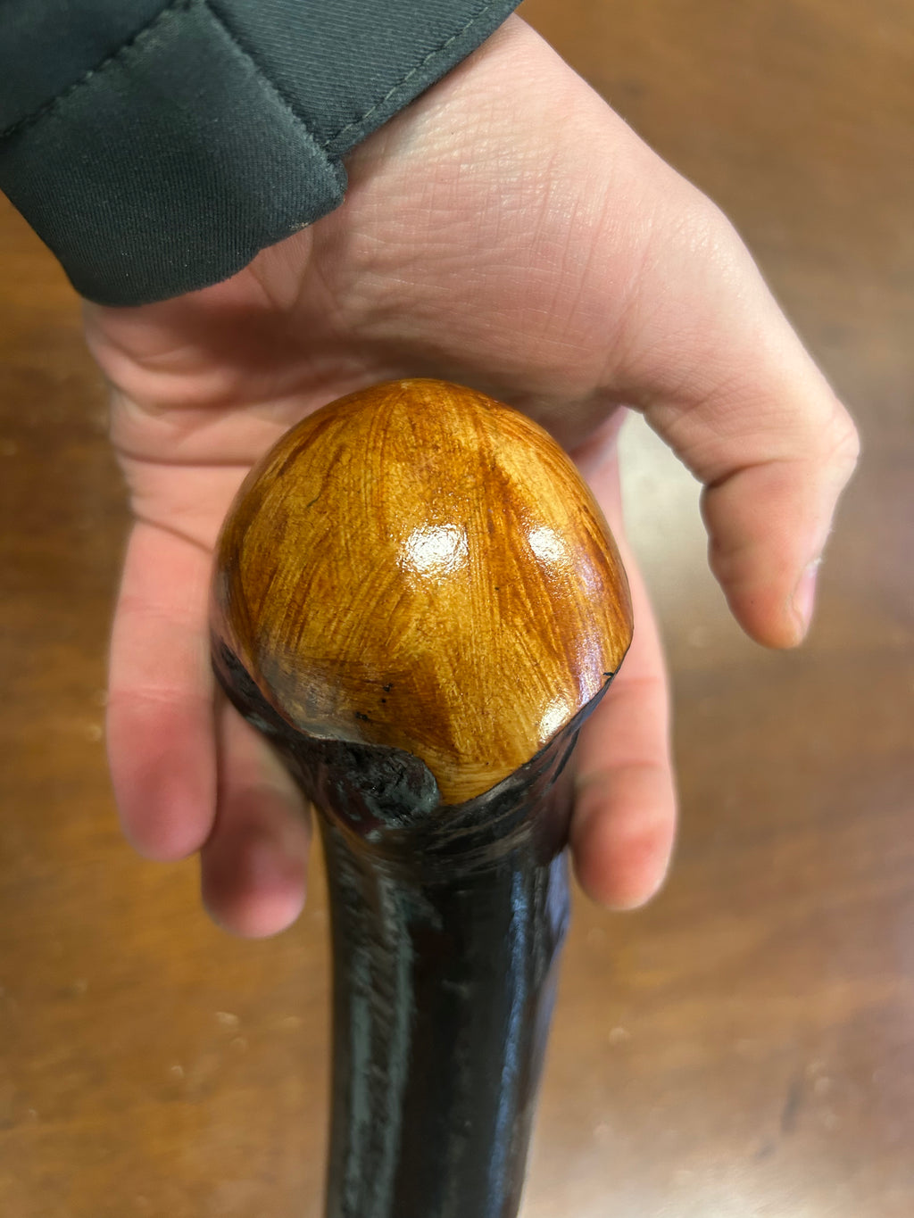 Blackthorn Walking Stick 39 1/4 inch - Handmade in Ireland