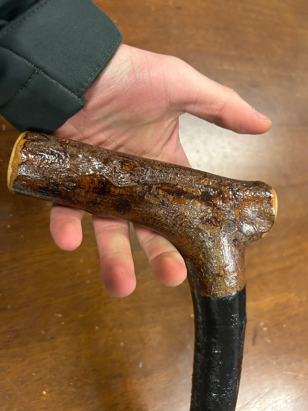 Blackthorn Walking Stick 37 1/2 inch - Handmade in Ireland