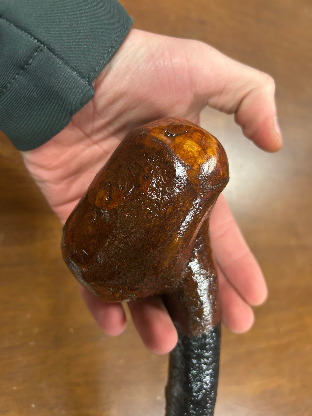 Blackthorn Walking Stick 43 1/4 inch - Handmade in Ireland