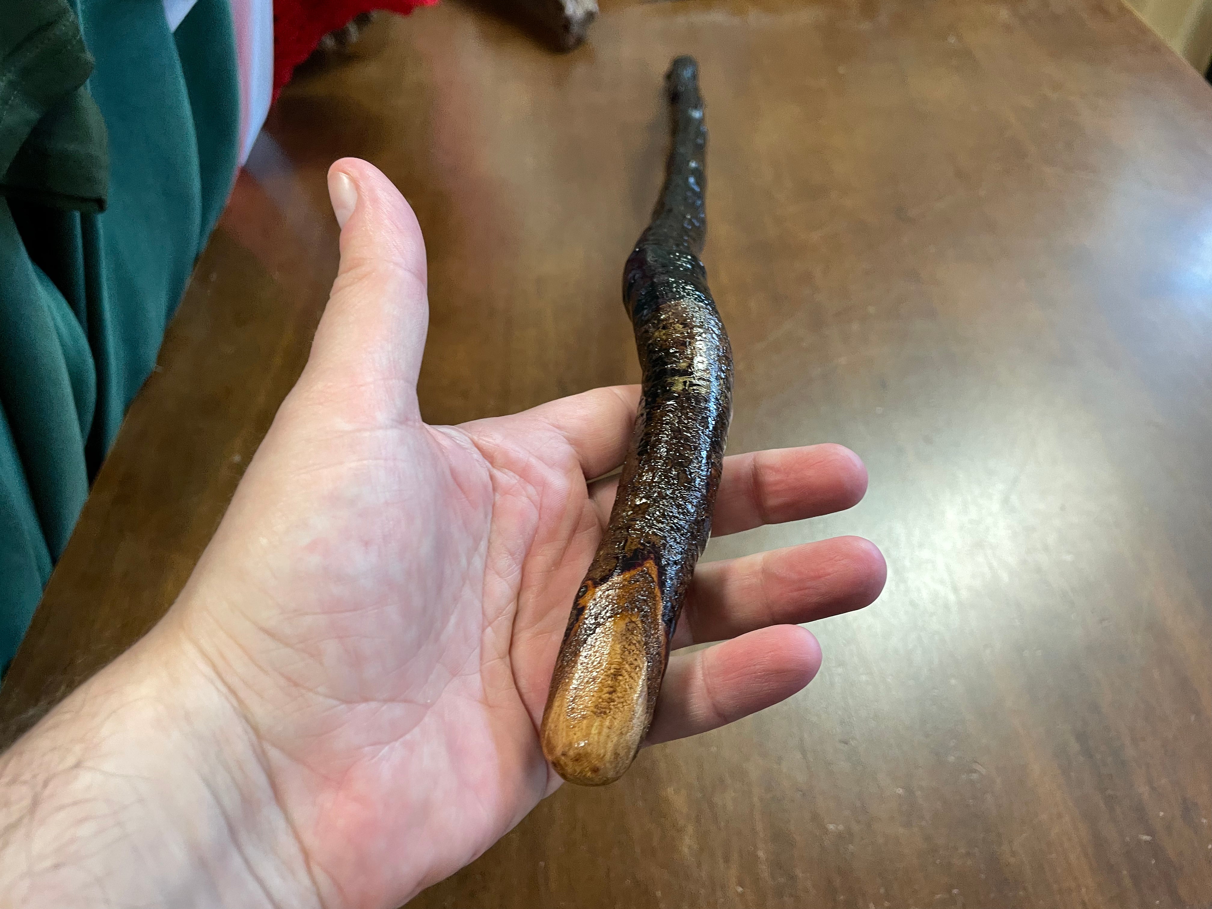 Blackthorn Walking Stick 32 1/2 inch - Handmade in Ireland