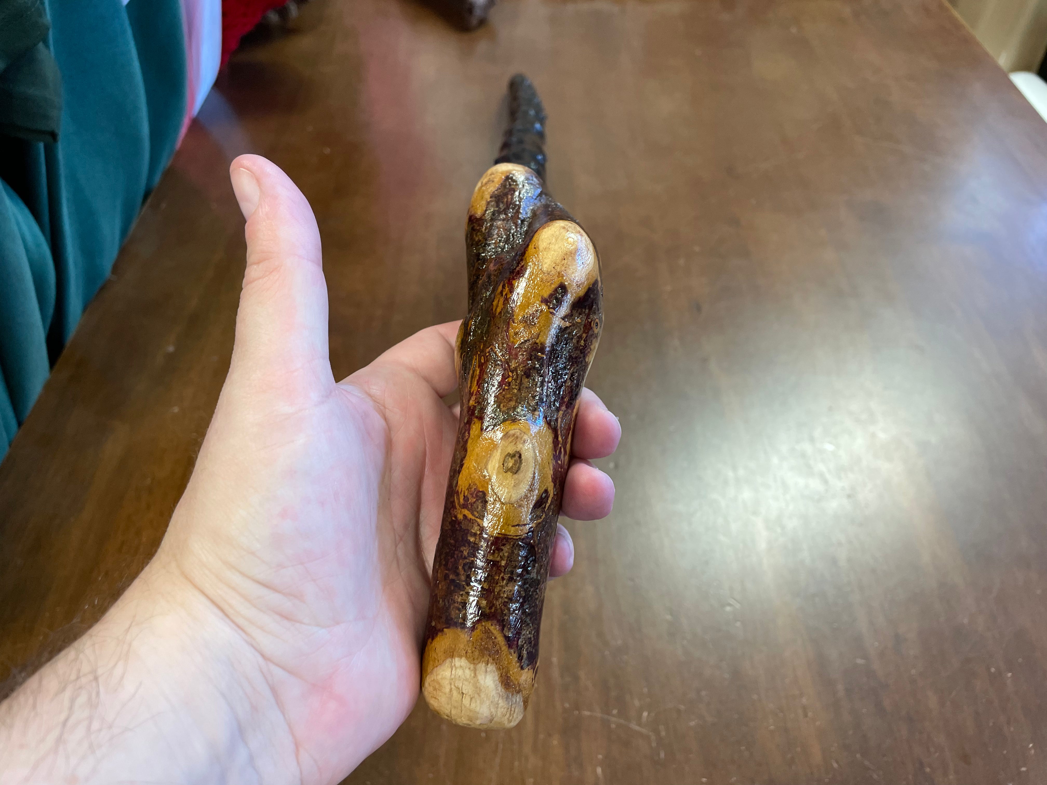 Blackthorn Walking Stick 30 1/2 inch - Handmade in Ireland