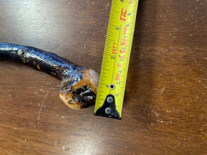 Blackthorn Walking Stick 35 1/2 inch - Handmade in Ireland