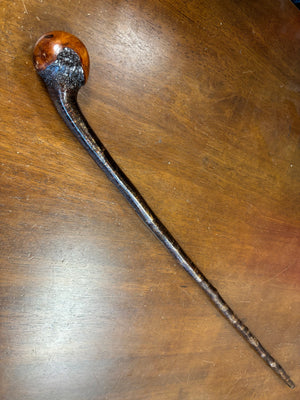 Blackthorn Walking Stick 37 1/2 inch - Handmade in Ireland