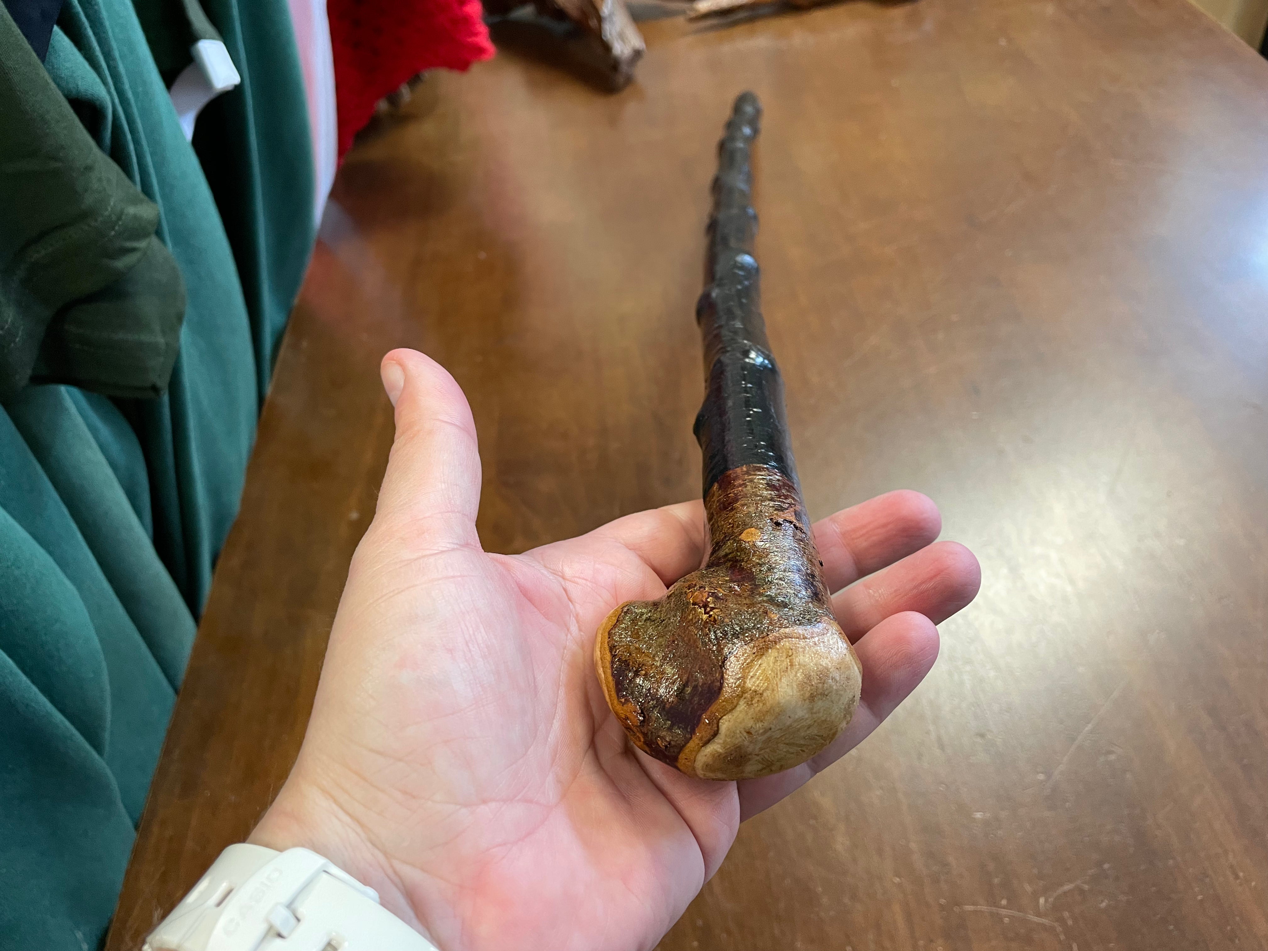 Blackthorn Walking Stick 34 1/4 inch - Handmade in Ireland