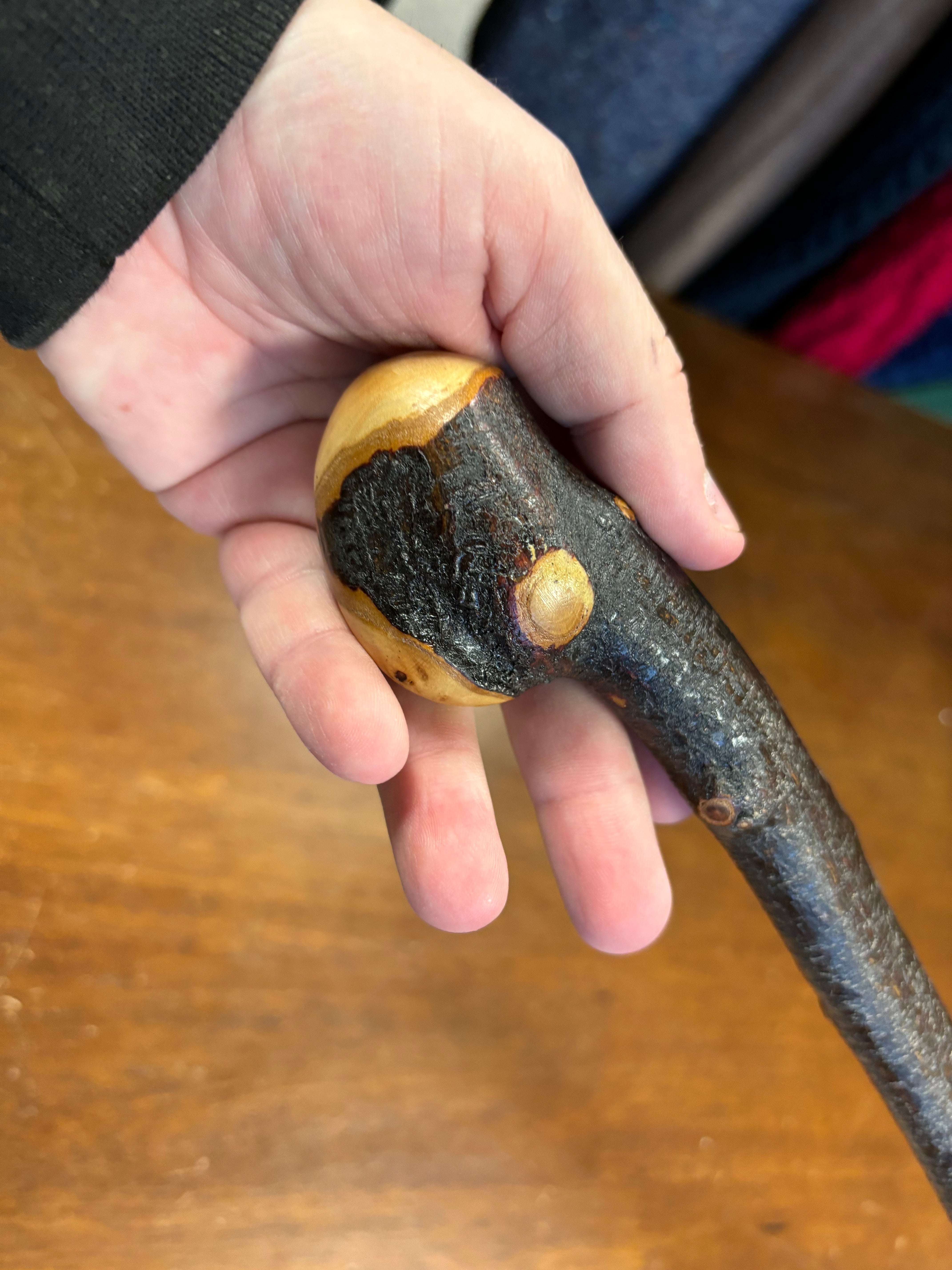 Blackthorn Walking Stick 37 3/4 inch - Handmade in Ireland