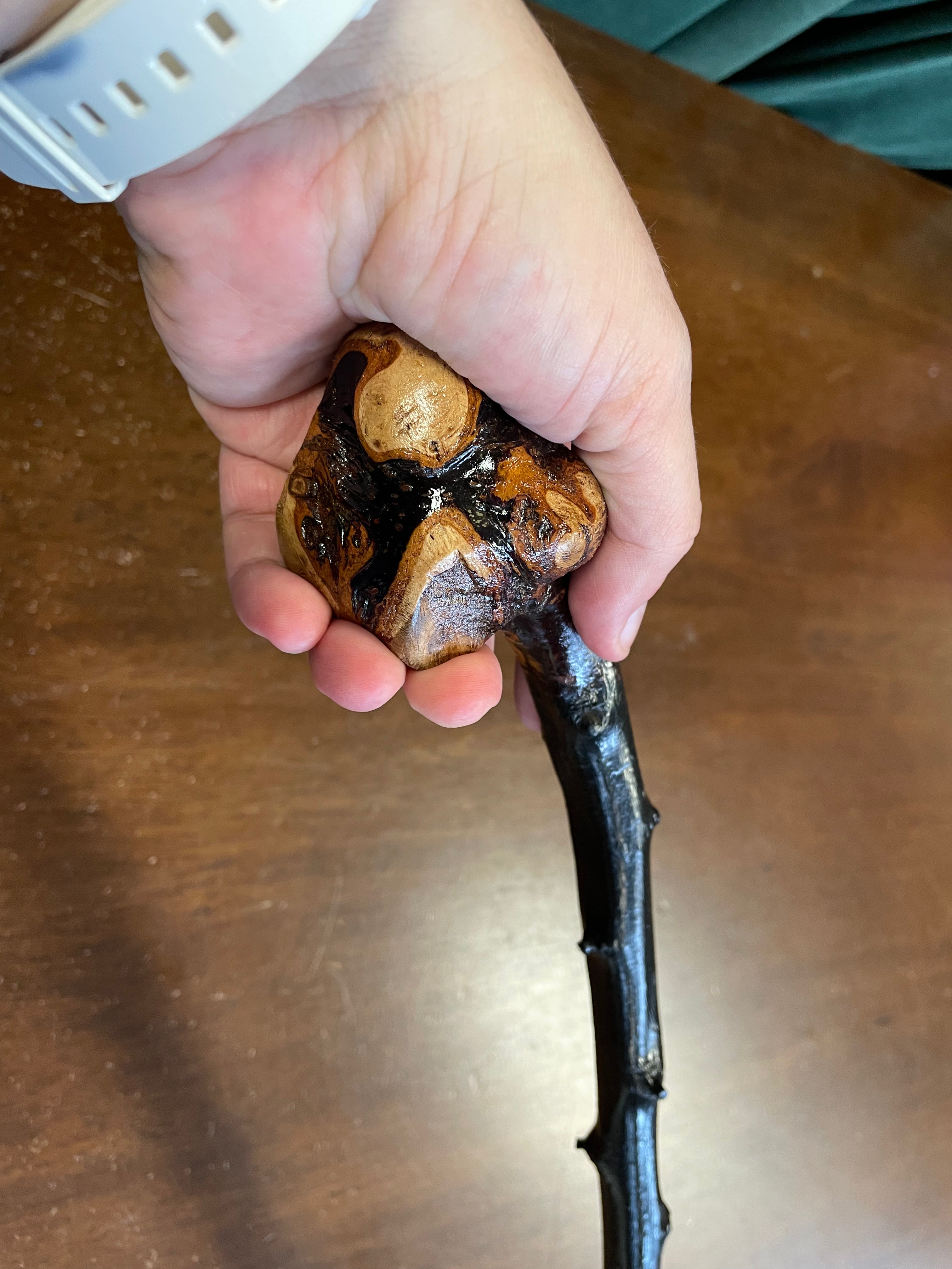Blackthorn Walking Stick 35 3/4 inch - Handmade in Ireland