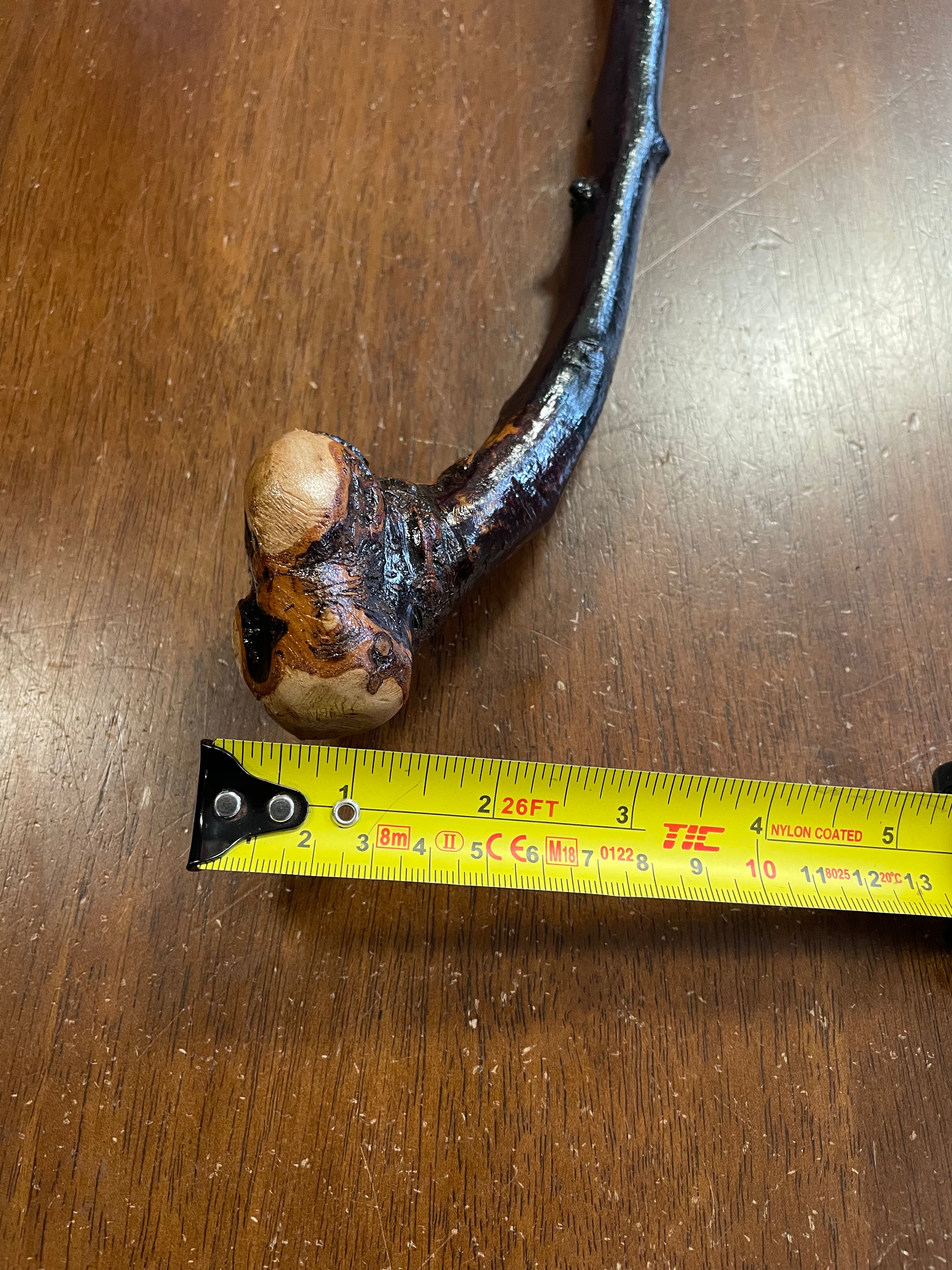Blackthorn Walking Stick 35 3/4 inch - Handmade in Ireland