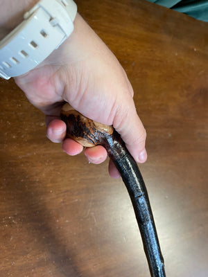 Blackthorn Walking Stick 34 1/4 inch - Handmade in Ireland