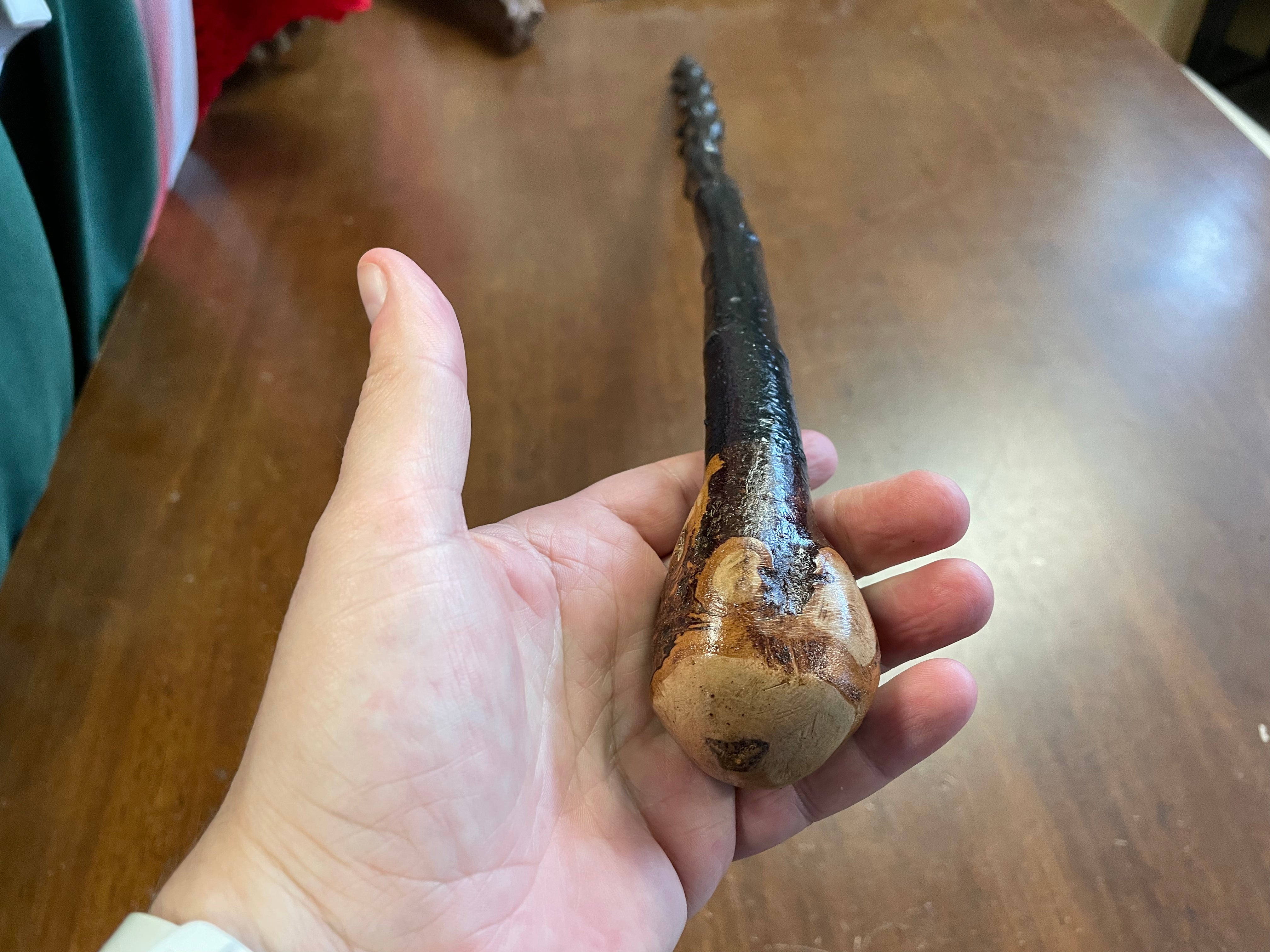 Blackthorn Walking Stick 34 1/4 inch - Handmade in Ireland