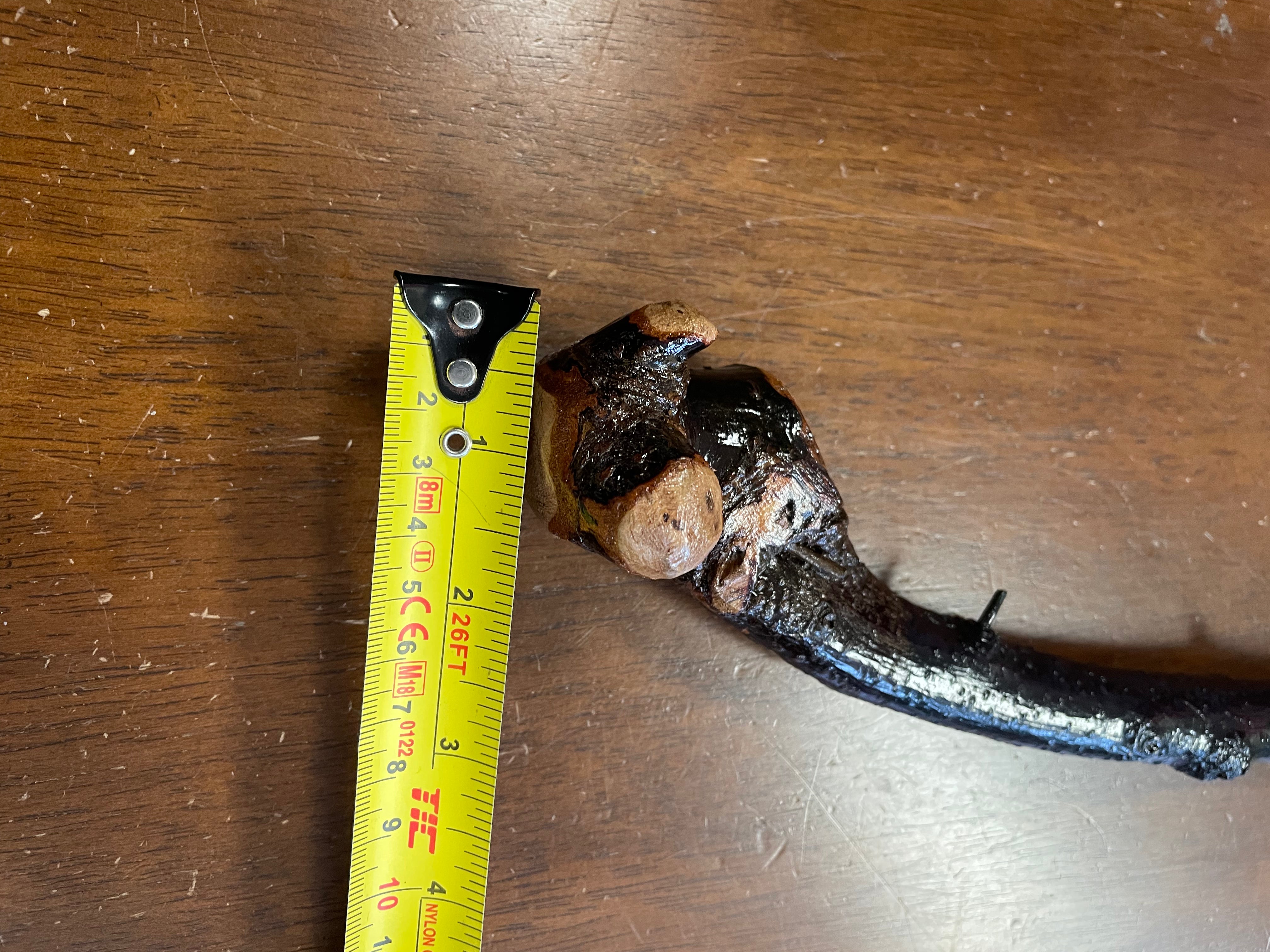 Blackthorn Walking Stick 35 1/2 inch - Handmade in Ireland