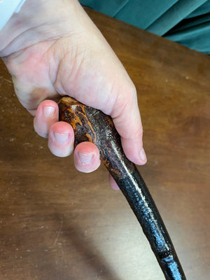 Blackthorn Walking Stick 35 1/2 inch - Handmade in Ireland