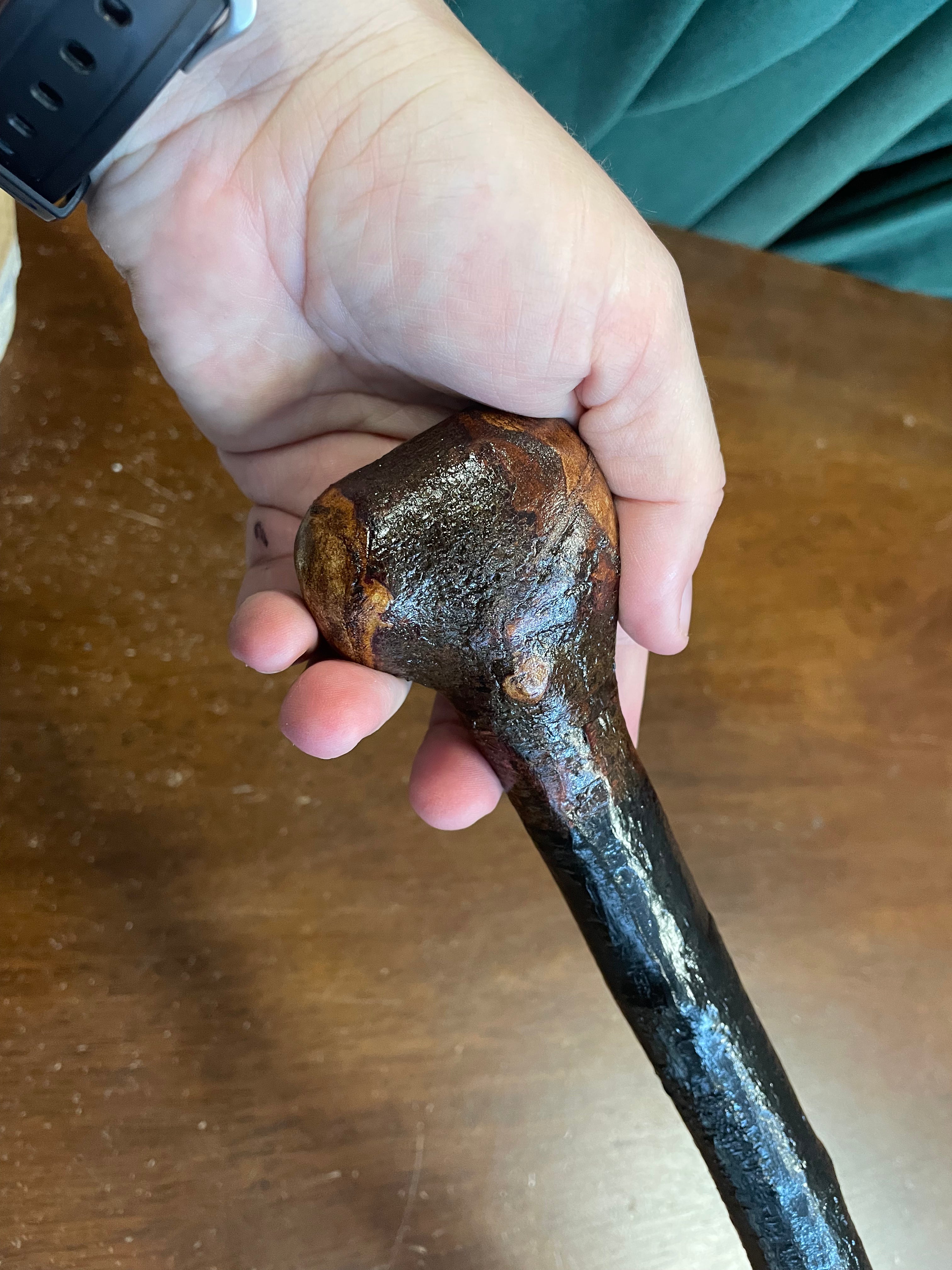 Blackthorn Walking Stick 35 inch - Handmade in Ireland