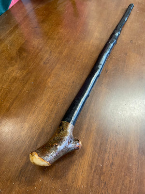 Blackthorn Walking Stick 32 1/2 inch - Handmade in Ireland