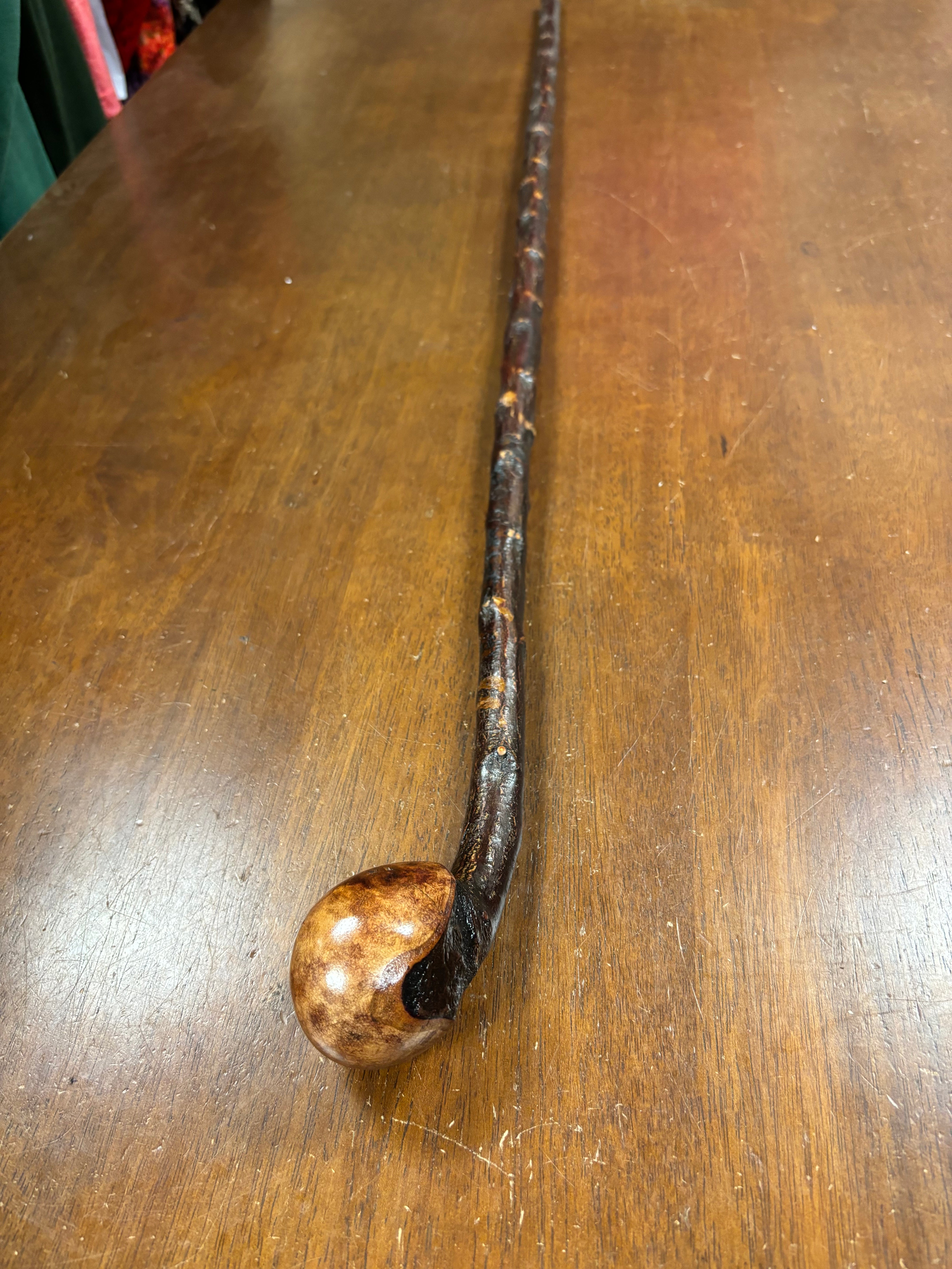 Blackthorn Walking Stick 38 1/2 inch - Handmade in Ireland