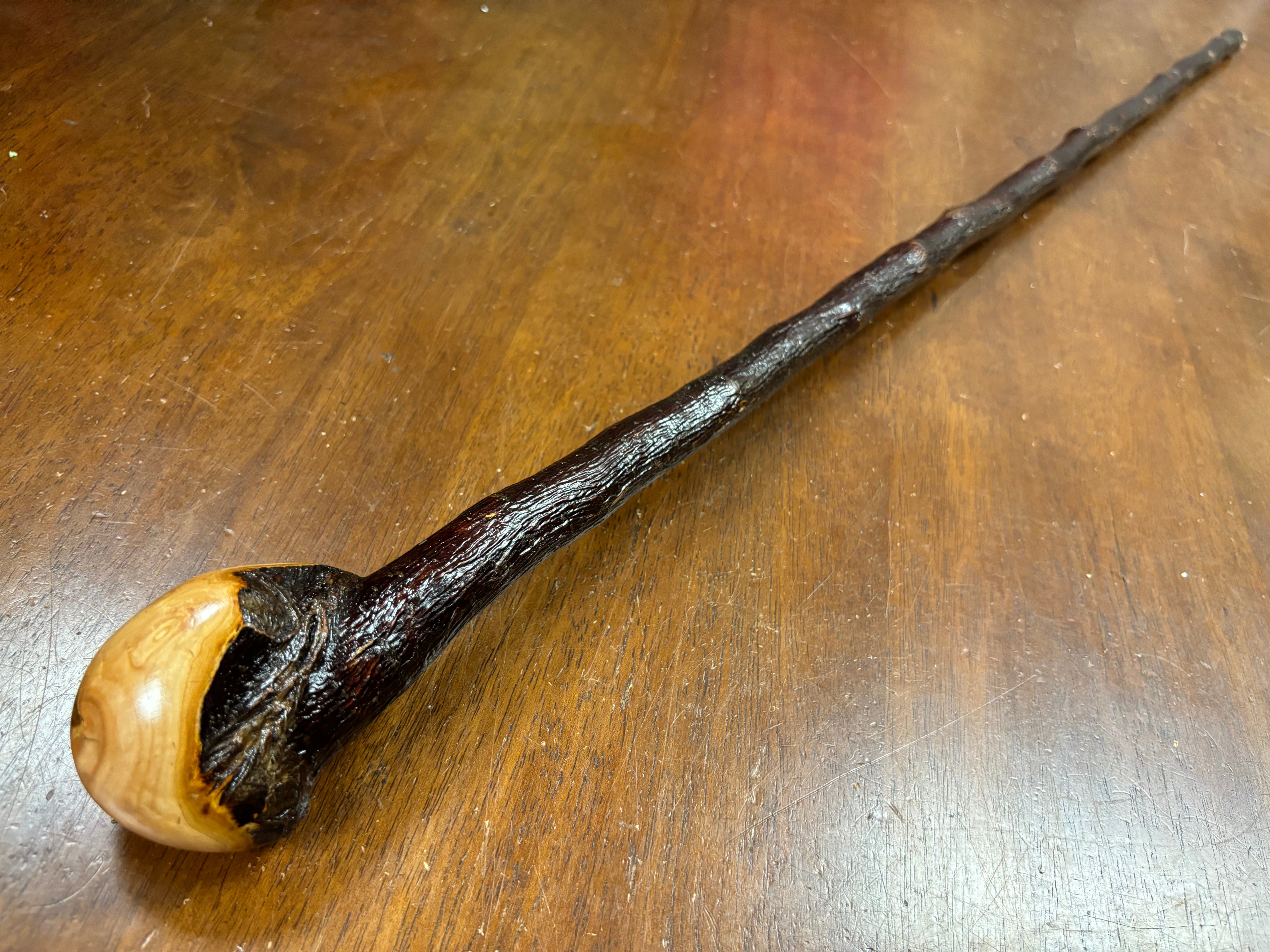 Blackthorn Walking Stick 38 inch - Handmade in Ireland