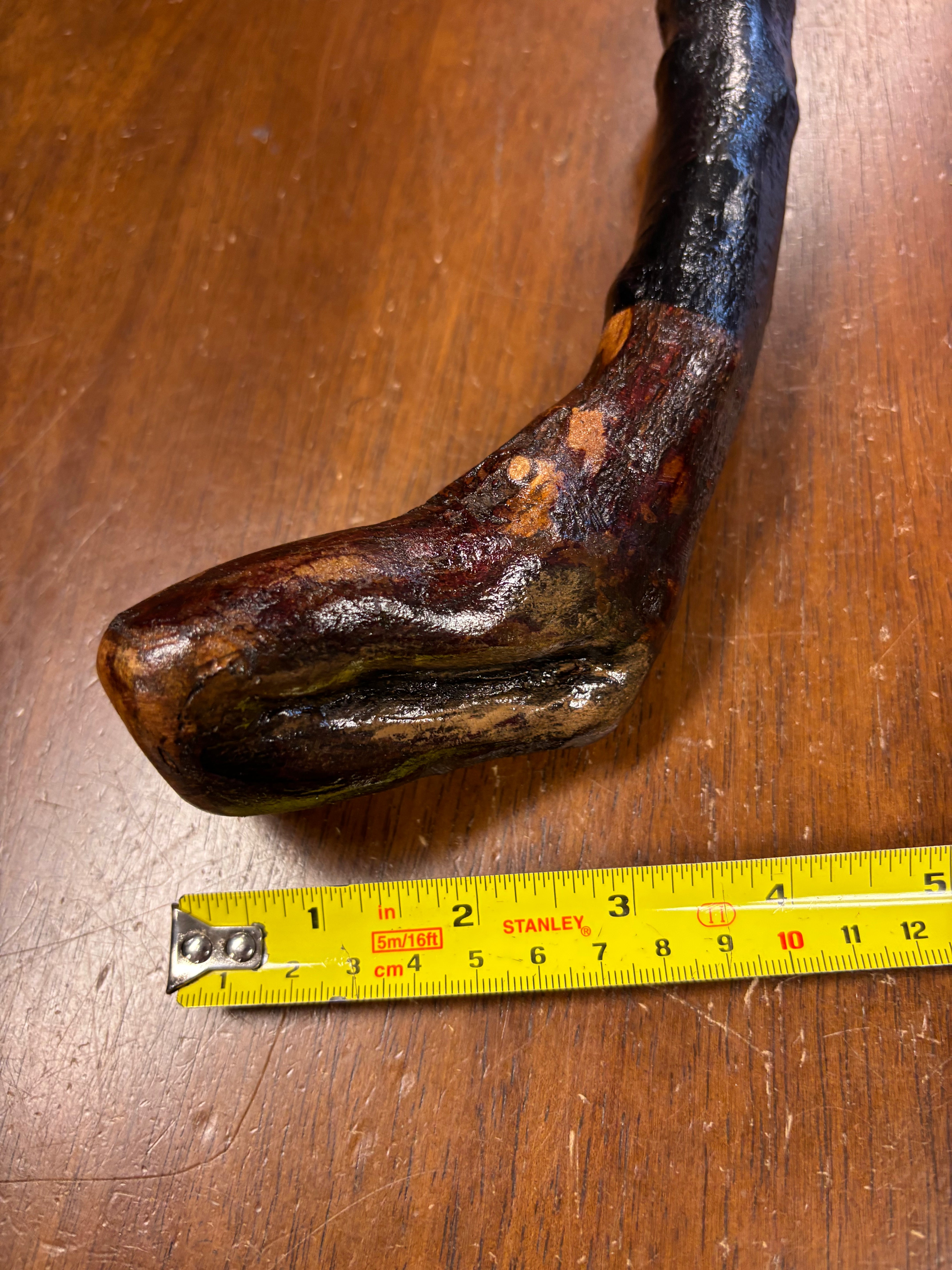 Blackthorn Walking Stick 35 1/2 inch - Handmade in Ireland