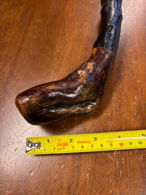 Blackthorn Walking Stick 35 1/2 inch - Handmade in Ireland