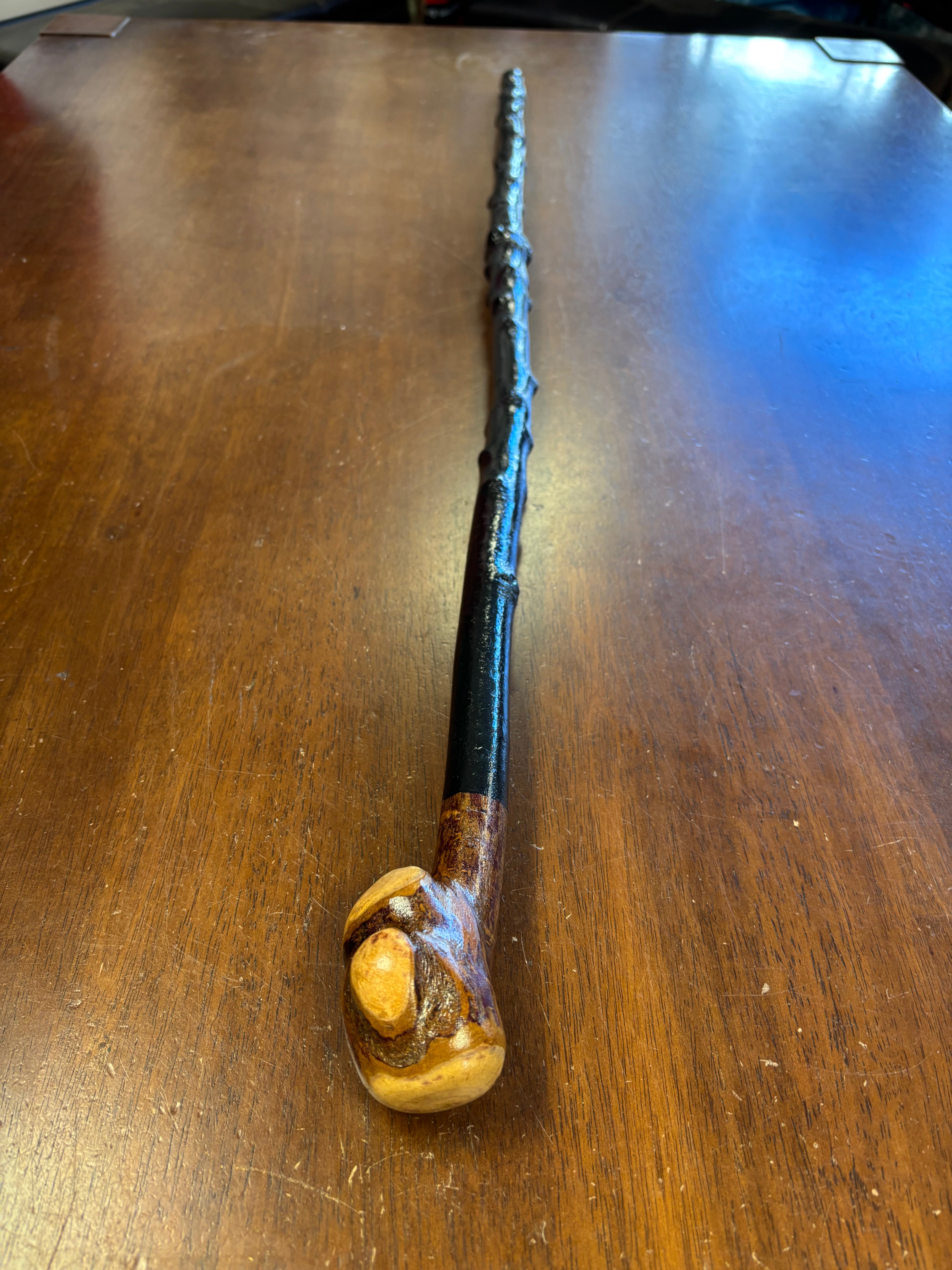 Blackthorn Walking Stick 36 1/2 inch - Handmade in Ireland
