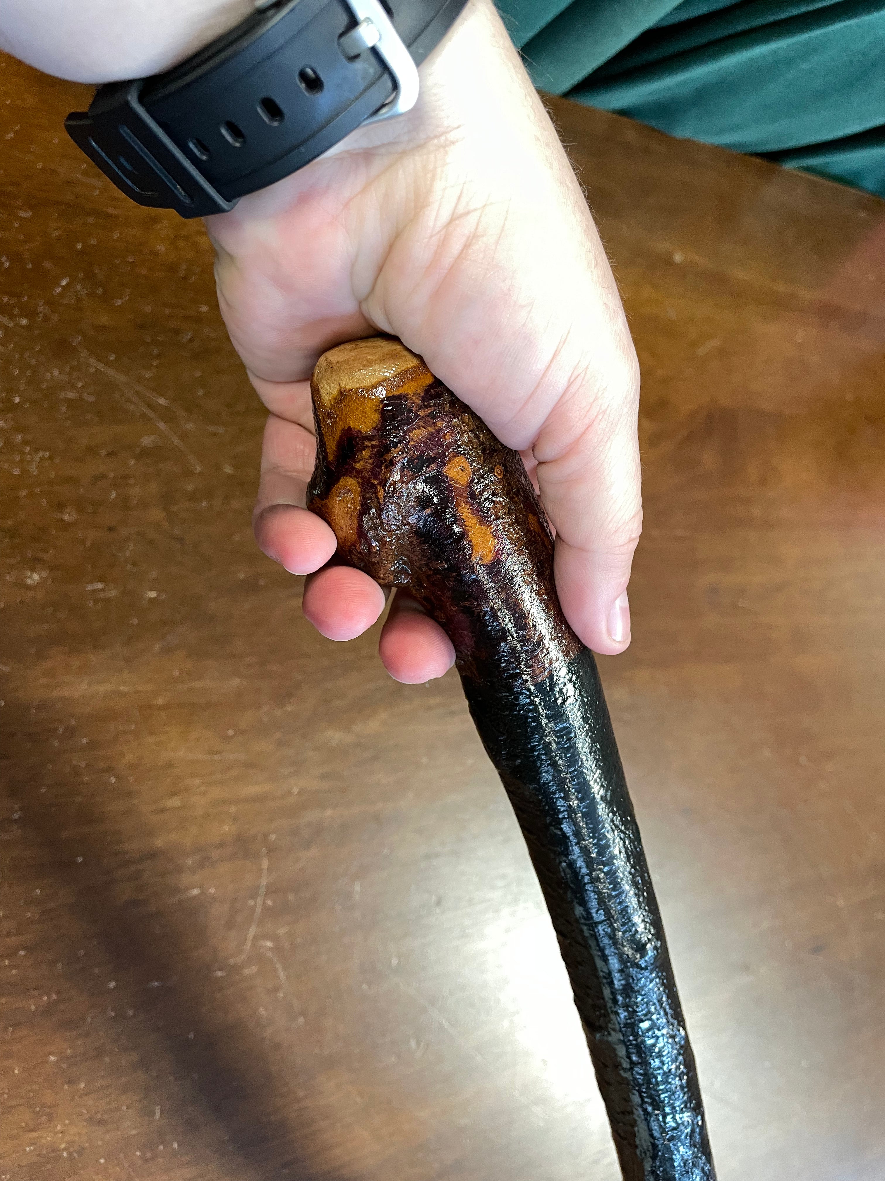 Blackthorn Walking Stick 36 1/2 inch - Handmade in Ireland