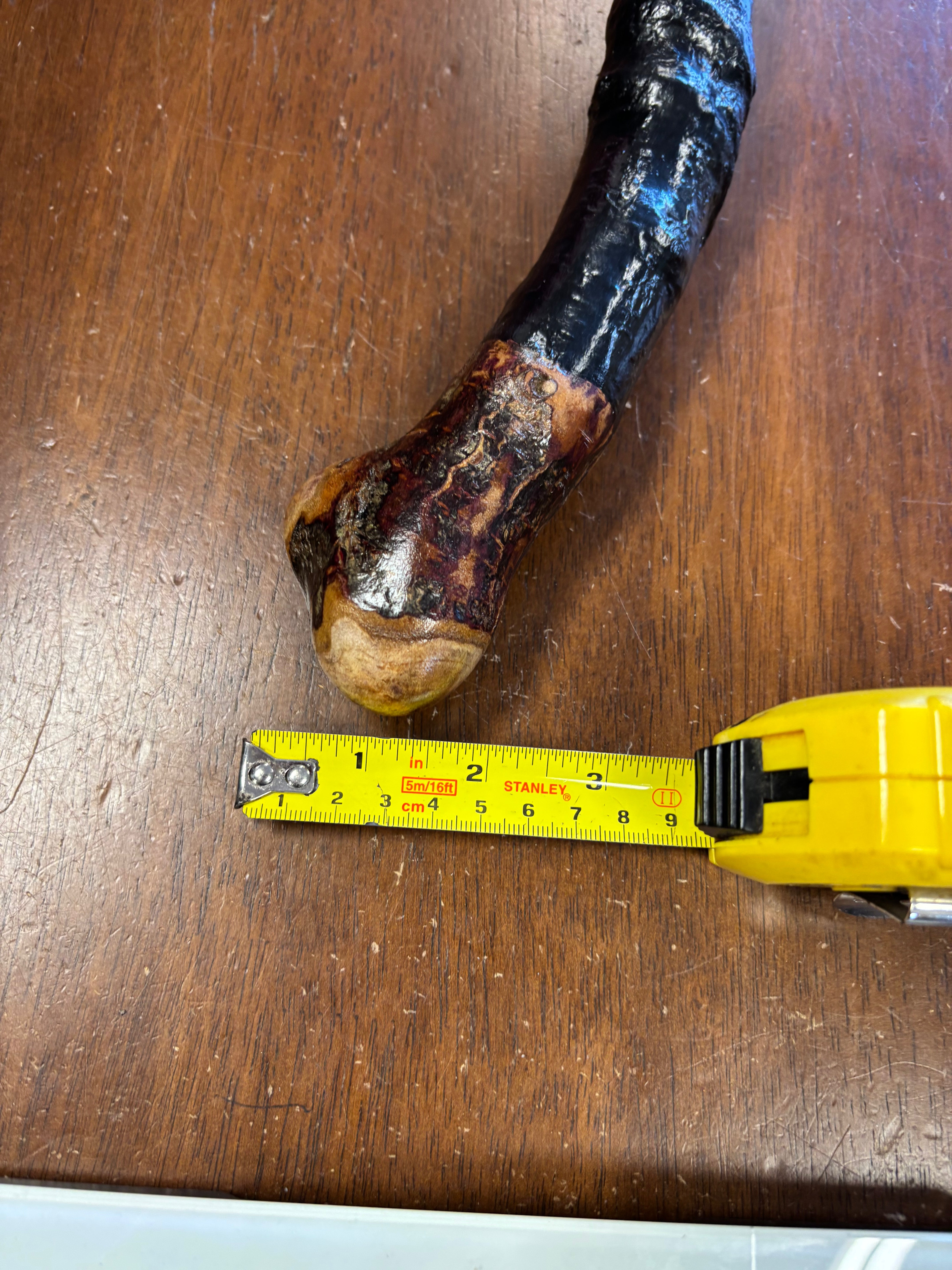 Blackthorn Walking Stick 33 1/2 inch - Handmade in Ireland