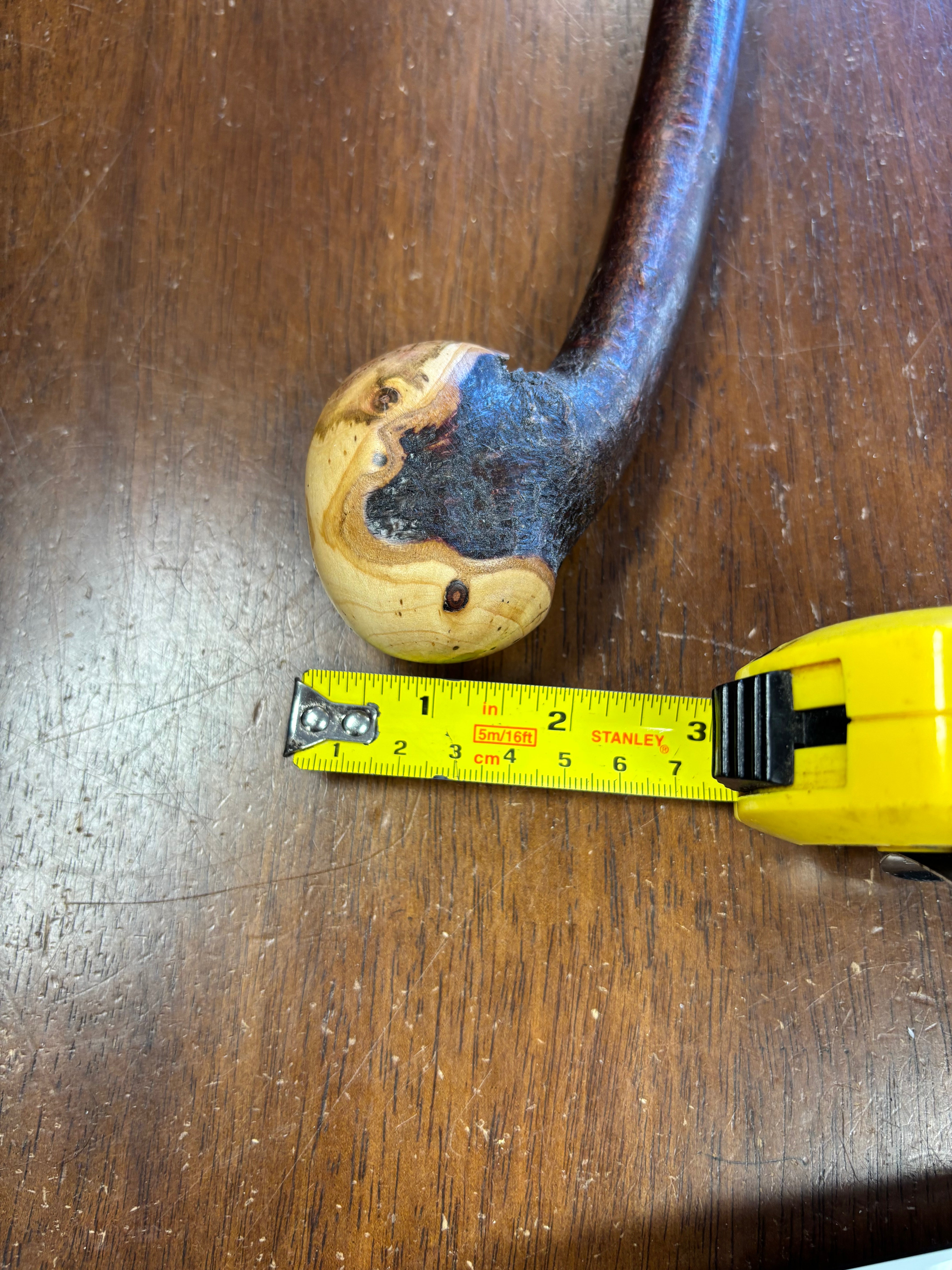Blackthorn Walking Stick 37 1/2 inch - Handmade in Ireland