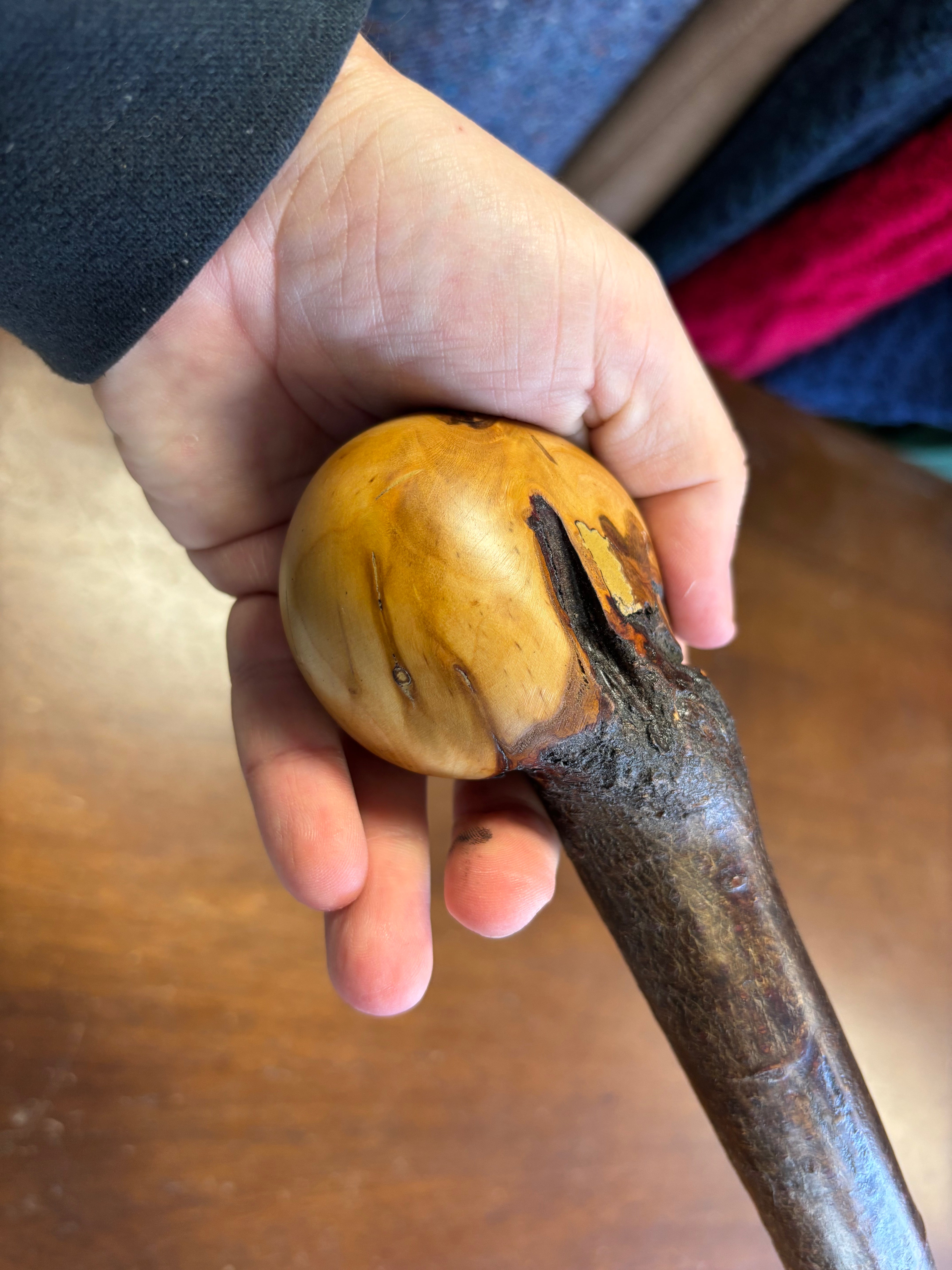 Blackthorn Walking Stick 37 inch - Handmade in Ireland