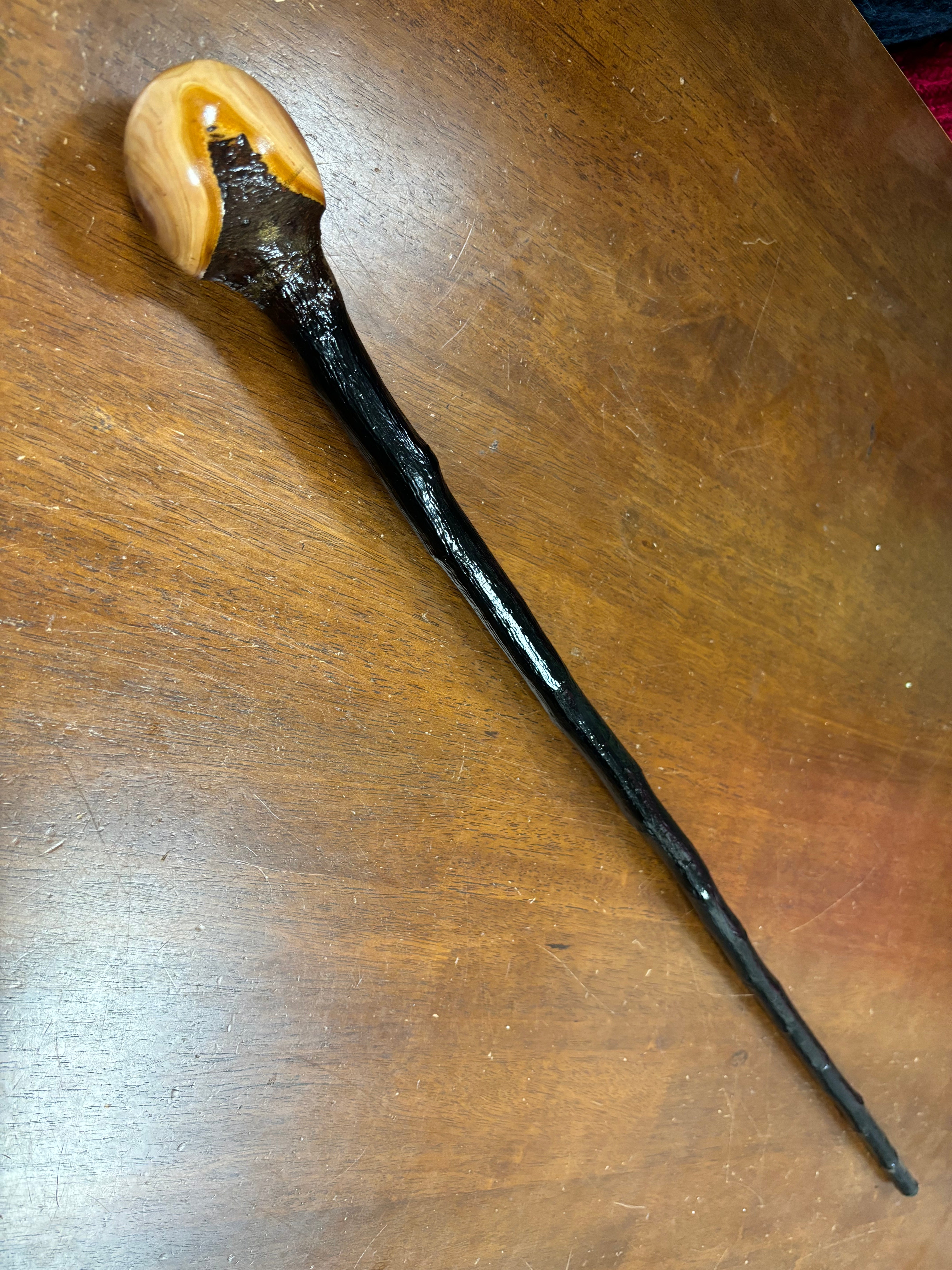 Blackthorn Walking Stick 36 1/4 Inch - Handmade in Ireland