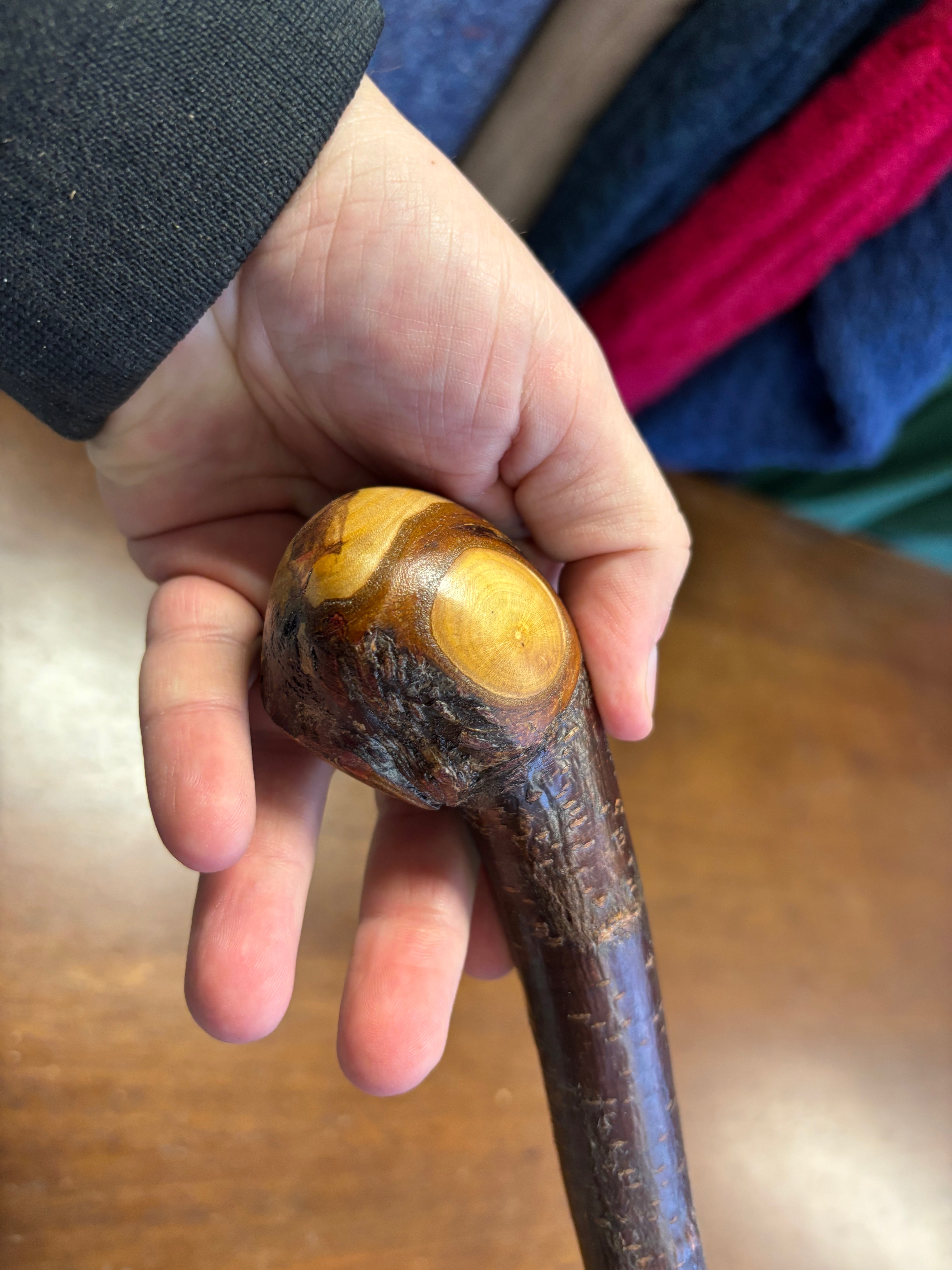 Blackthorn Walking Stick 38 inch - Handmade in Ireland