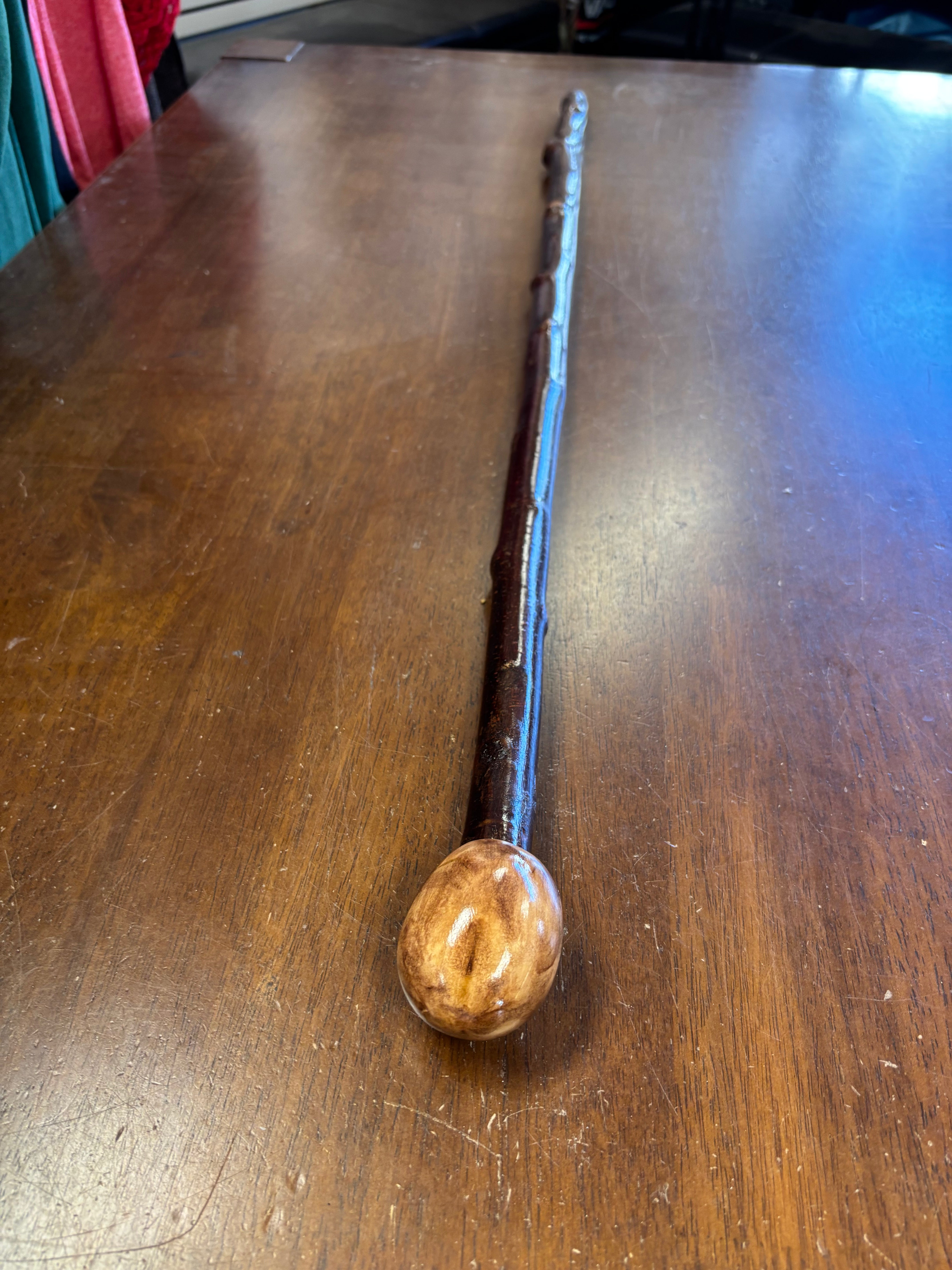 Blackthorn Walking Stick 36 1/2 inch - Handmade in Ireland