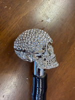 Swarovski Crystal Skull Walking Stick – 35 Inch