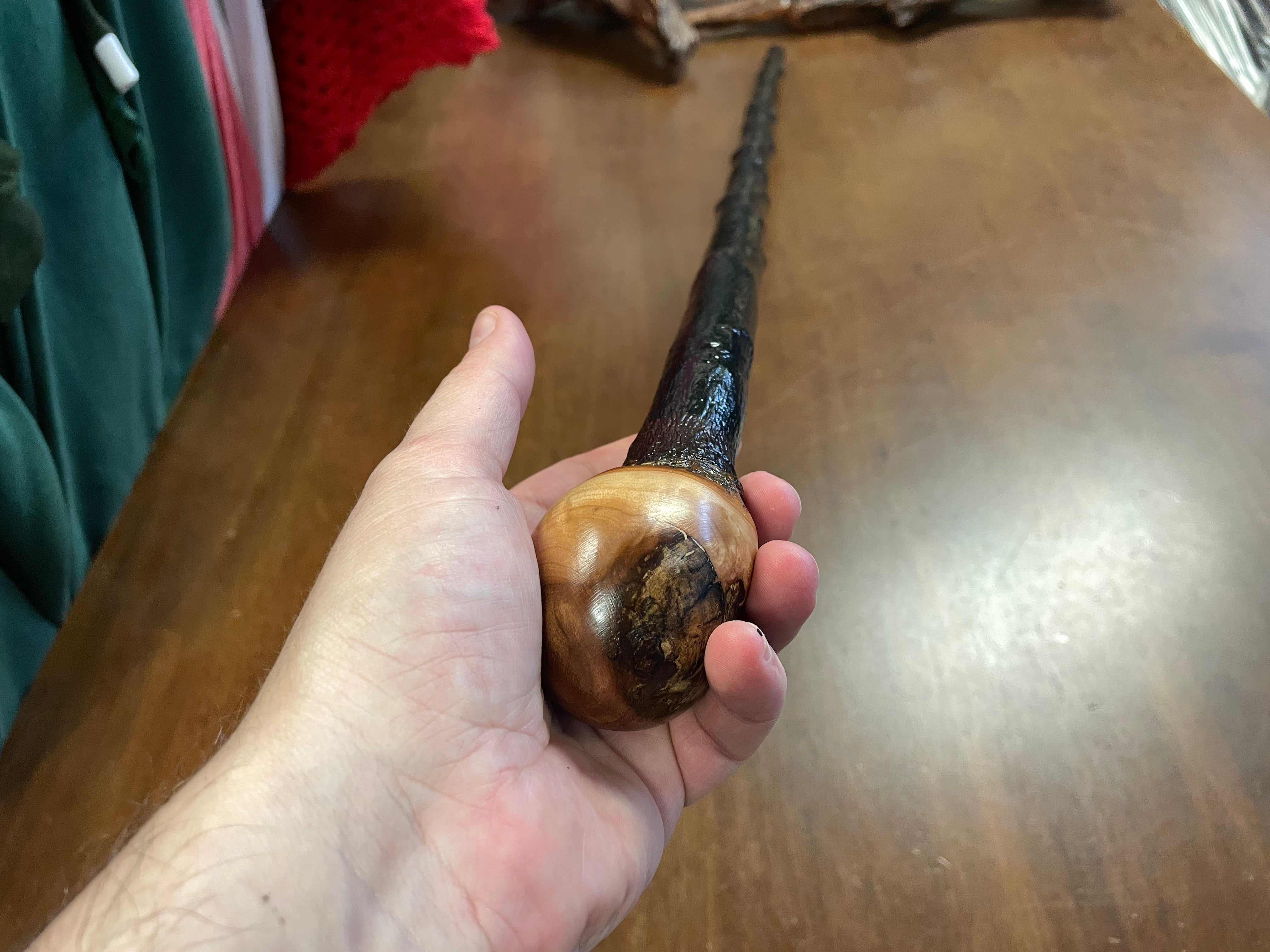 Blackthorn Walking Stick 39 1/2 inch - Handmade in Ireland