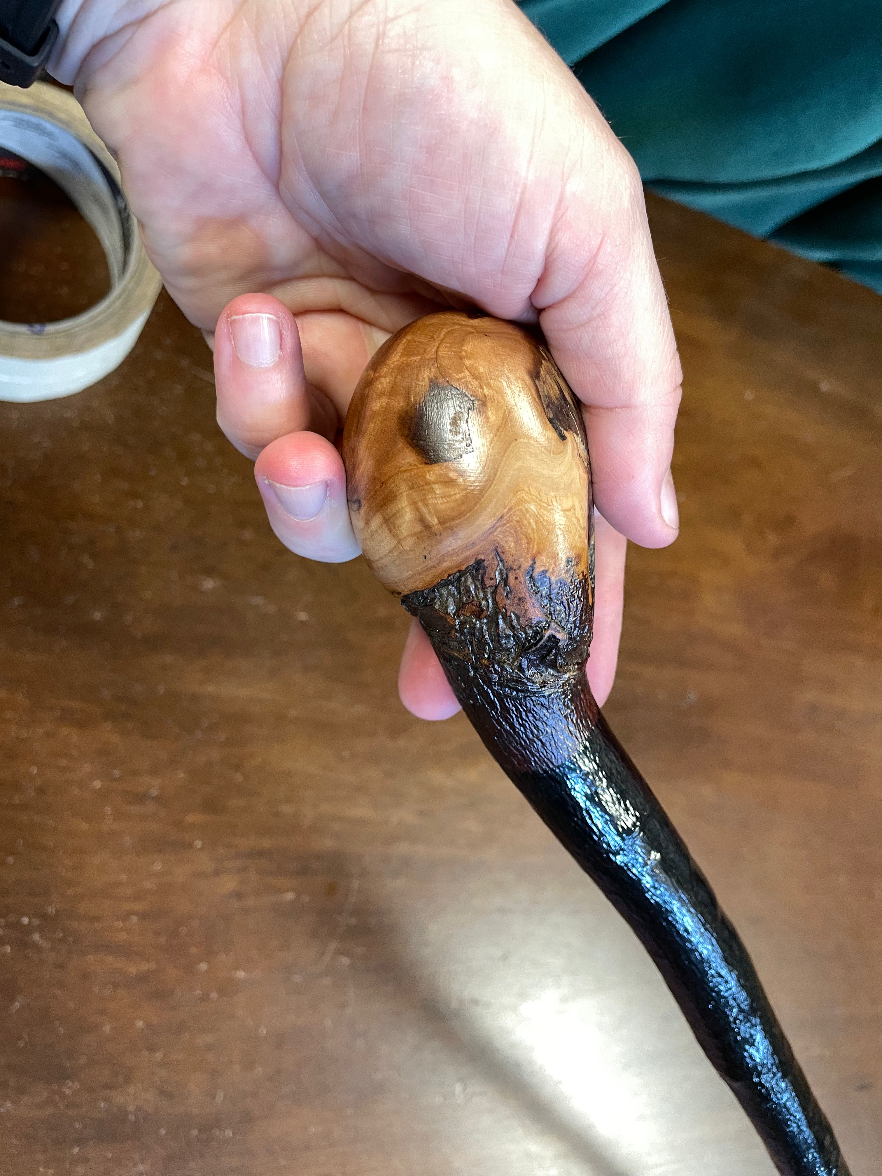 Blackthorn Walking Stick 38 1/2 inch  - Handmade in Ireland