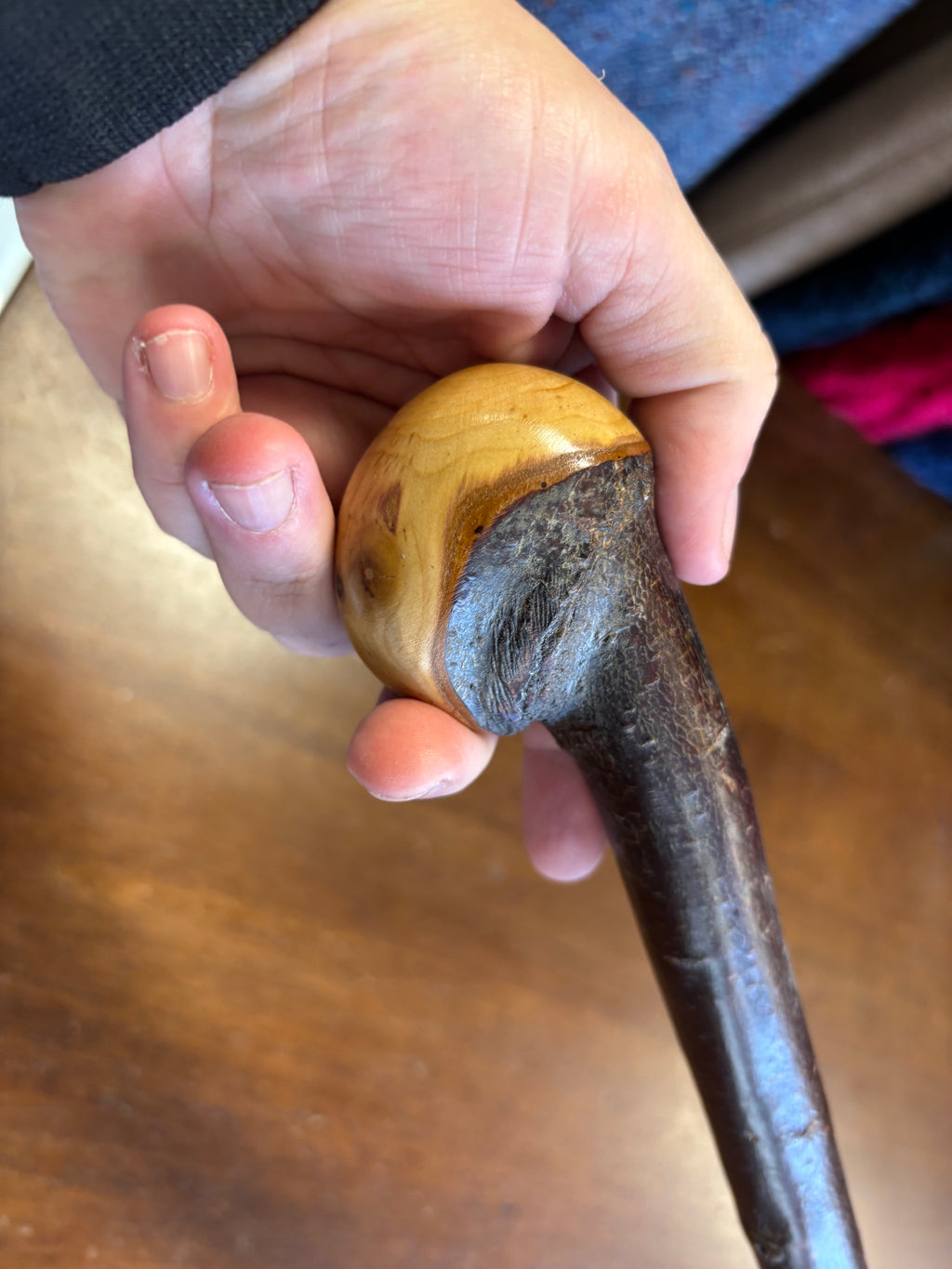 Blackthorn Walking Stick 36 1/2 inch - Handmade in Ireland