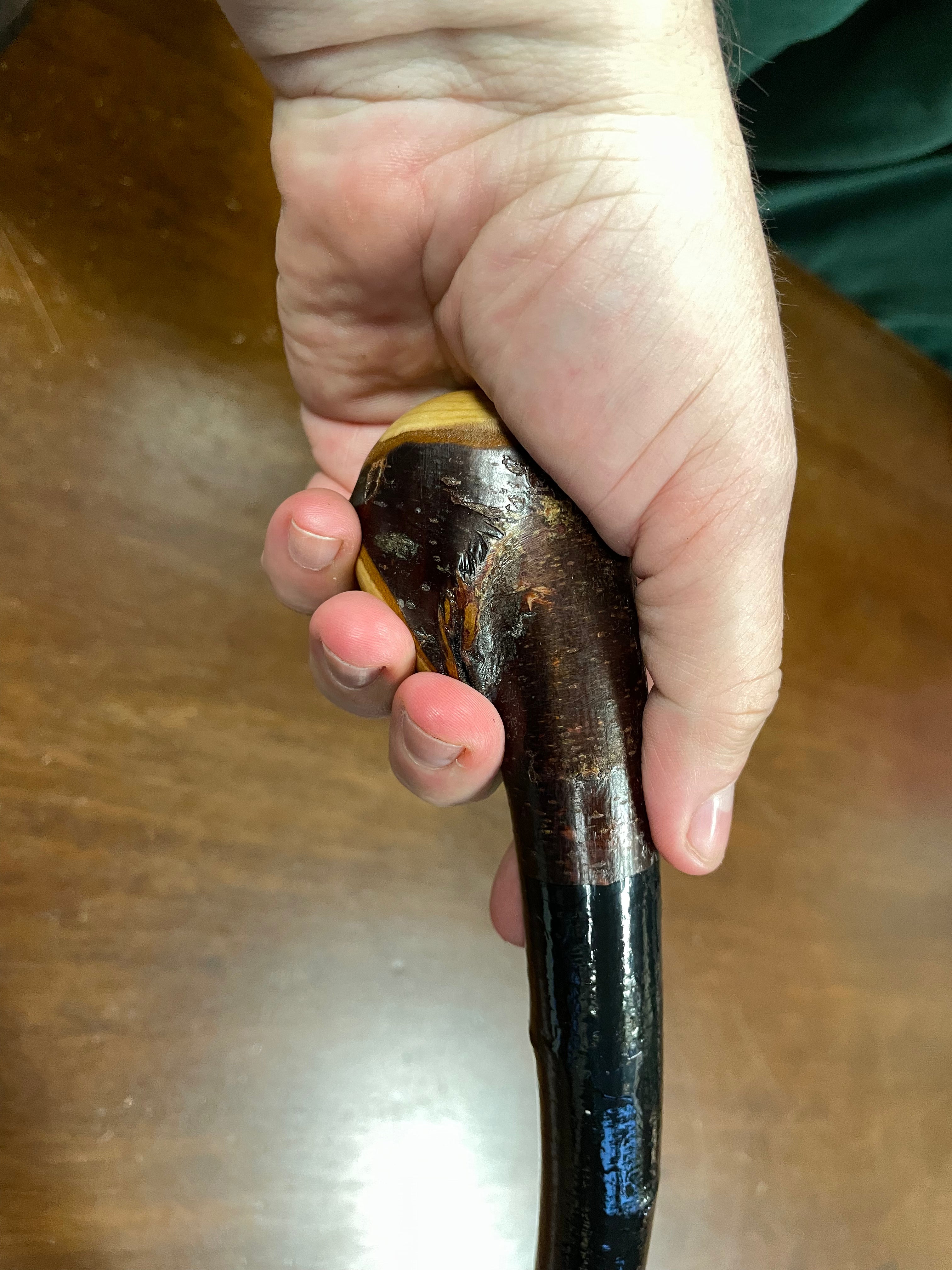 Blackthorn Walking Stick 37 1/2 inch  - Handmade in Ireland