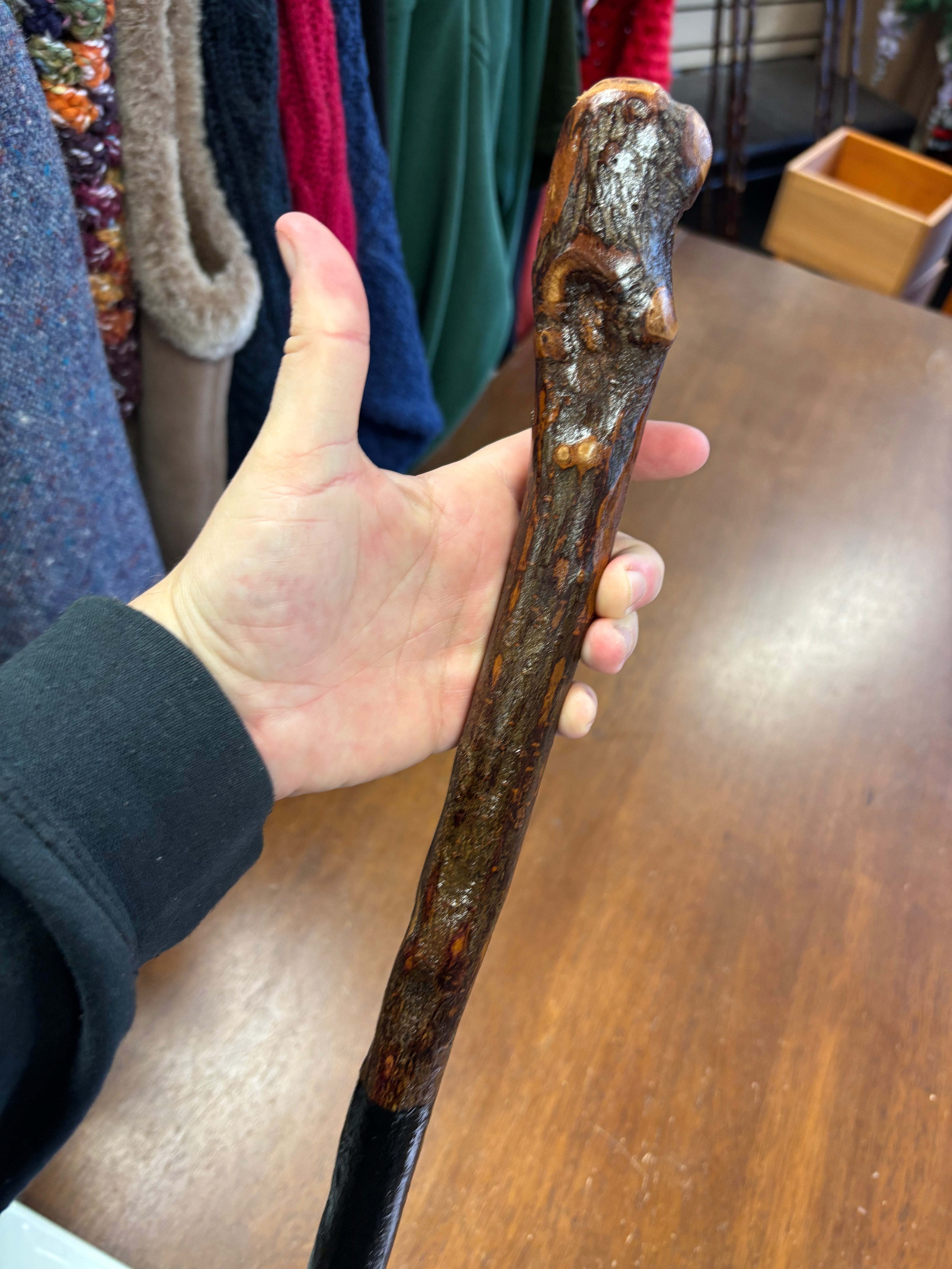 Blackthorn Hiking Stick - 54 1/2 inch - Handmade in Ireland