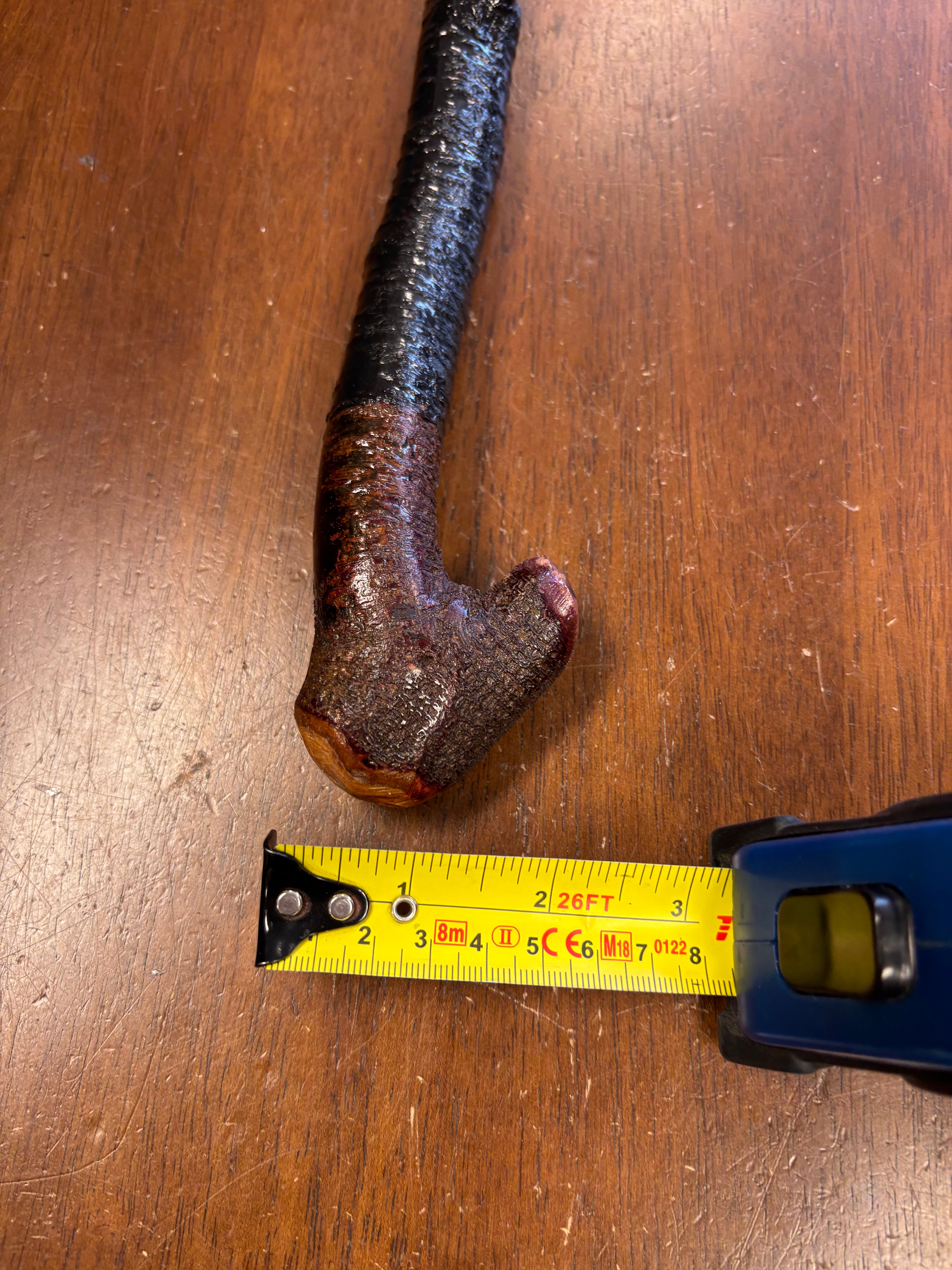 Blackthorn Walking Stick 33 1/2 inch - Handmade in Ireland