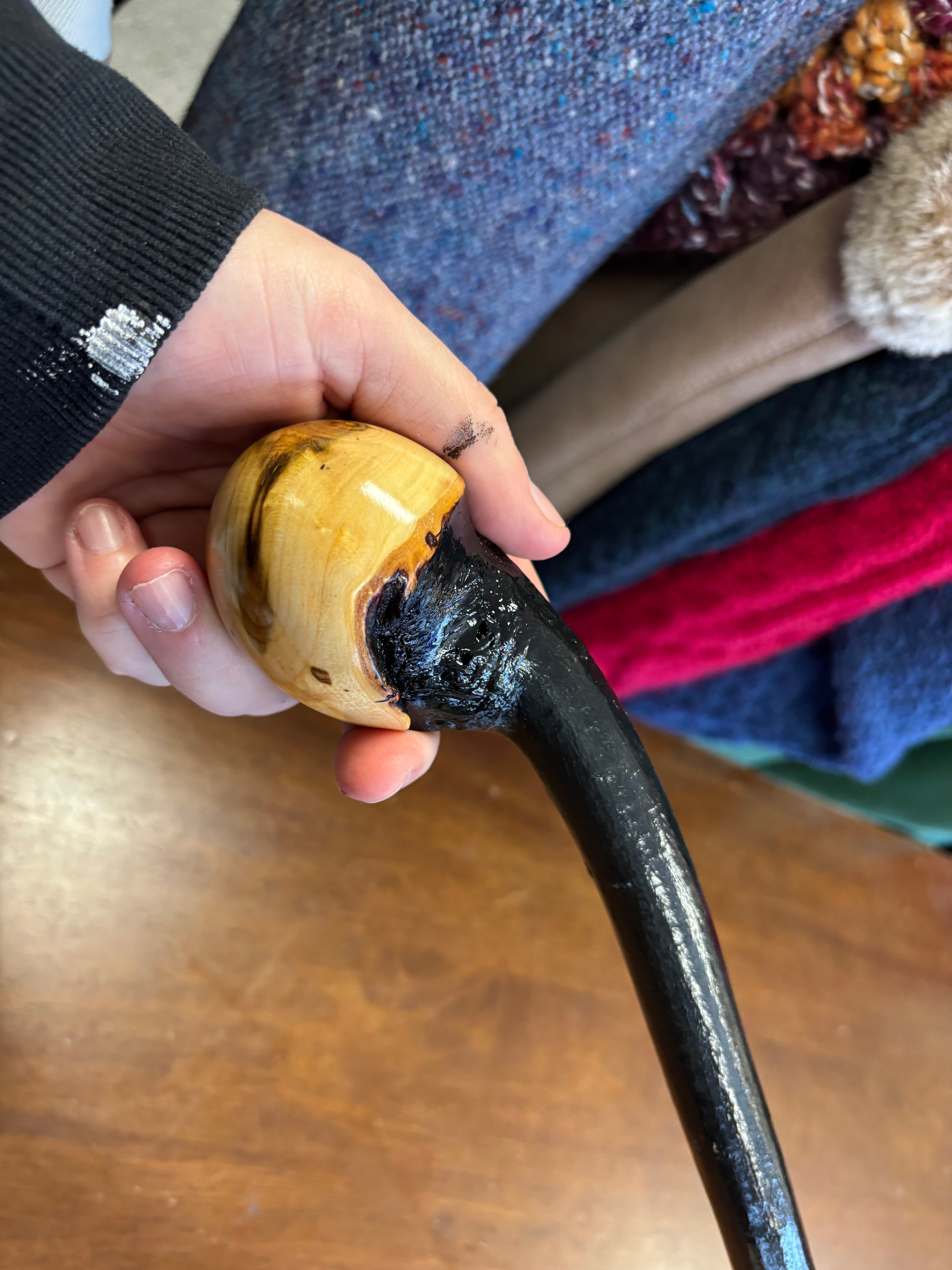 Blackthorn Walking Stick 38 inch - Handmade in Ireland